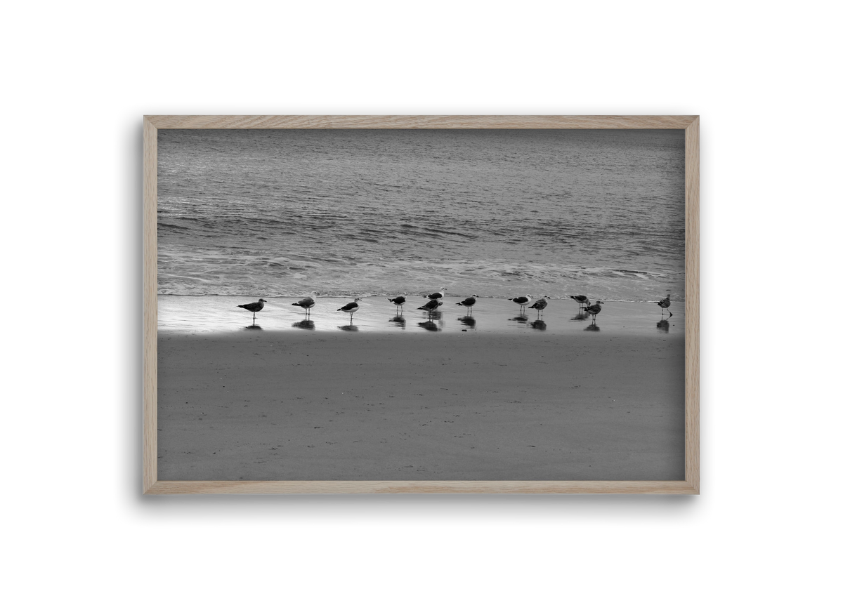 Silver part, 30x20 cm (30x20 cm), Tölgy keret