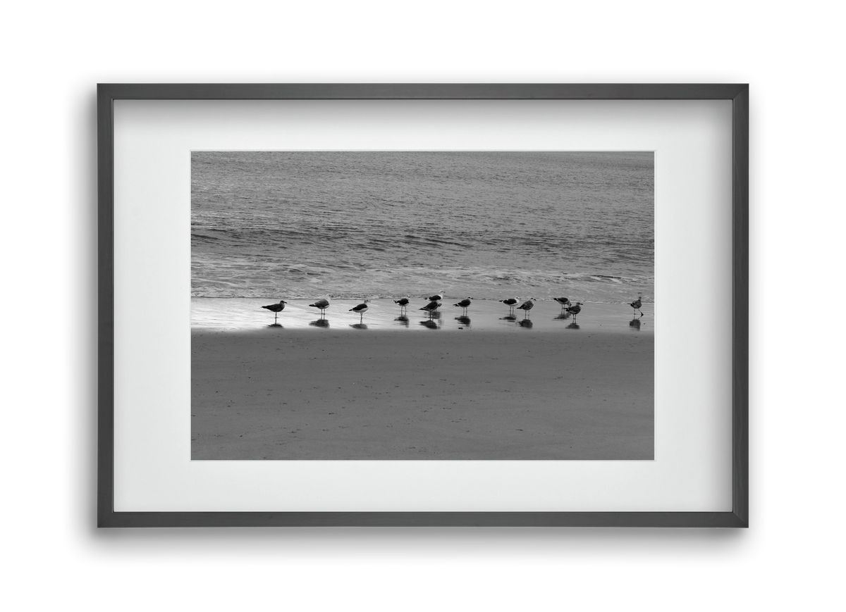 Silver part, 45x30 cm (30x20 cm), Fekete keret, paszpartuval