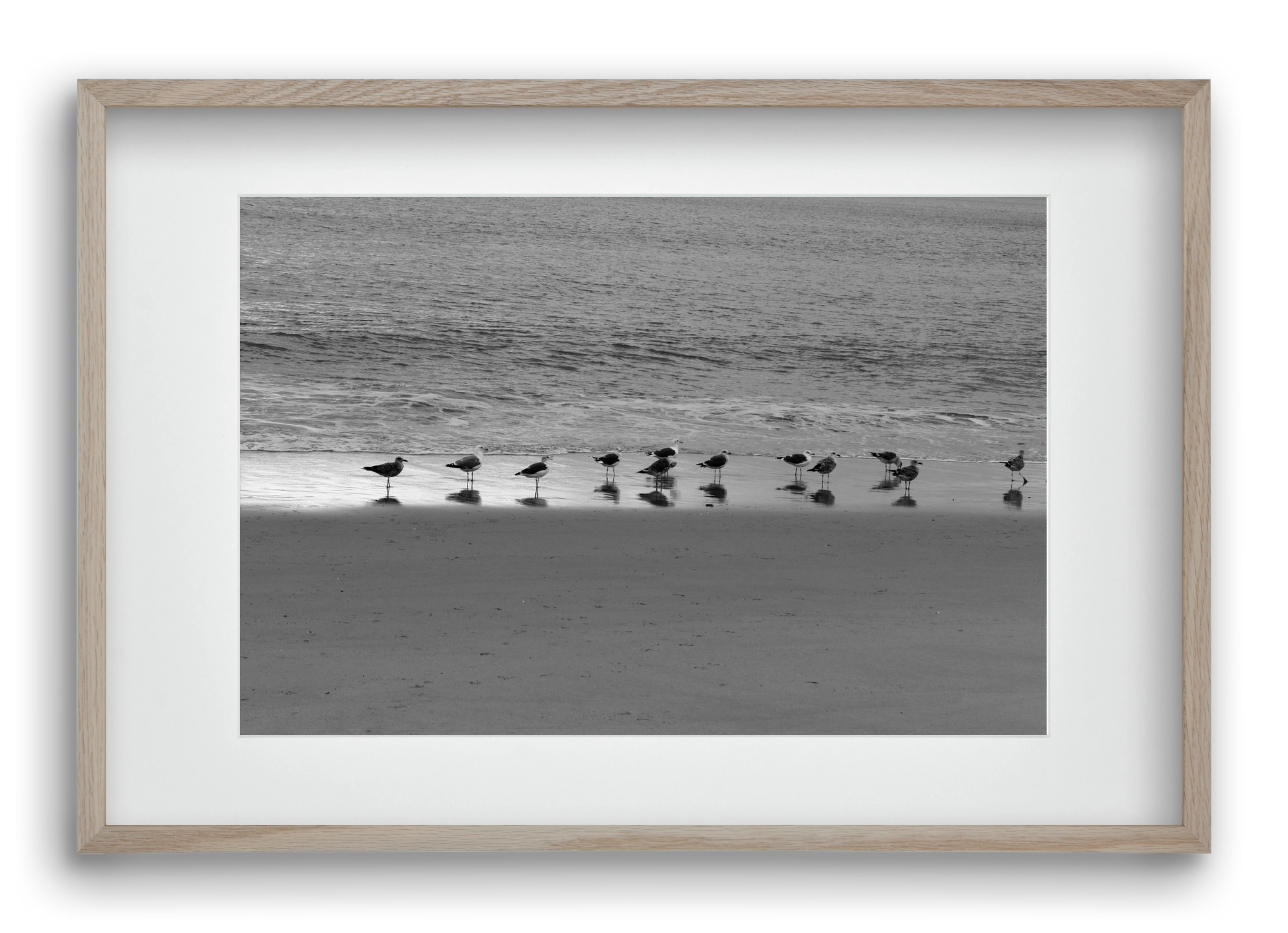 Silver part, 60x40 cm (45x30 cm), Tölgy keret, paszpartuval