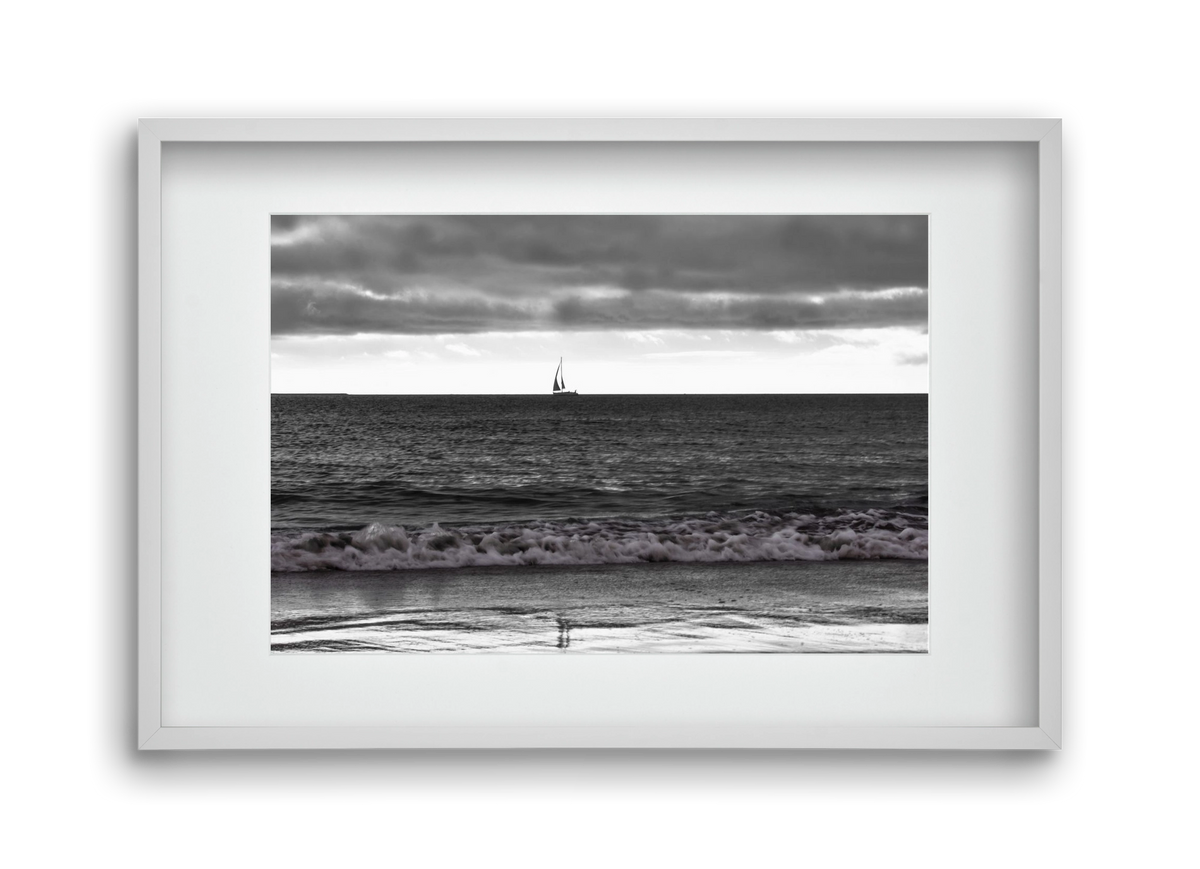 Loa, 45x30 cm (30x20 cm), Fehér keret, paszpartuval