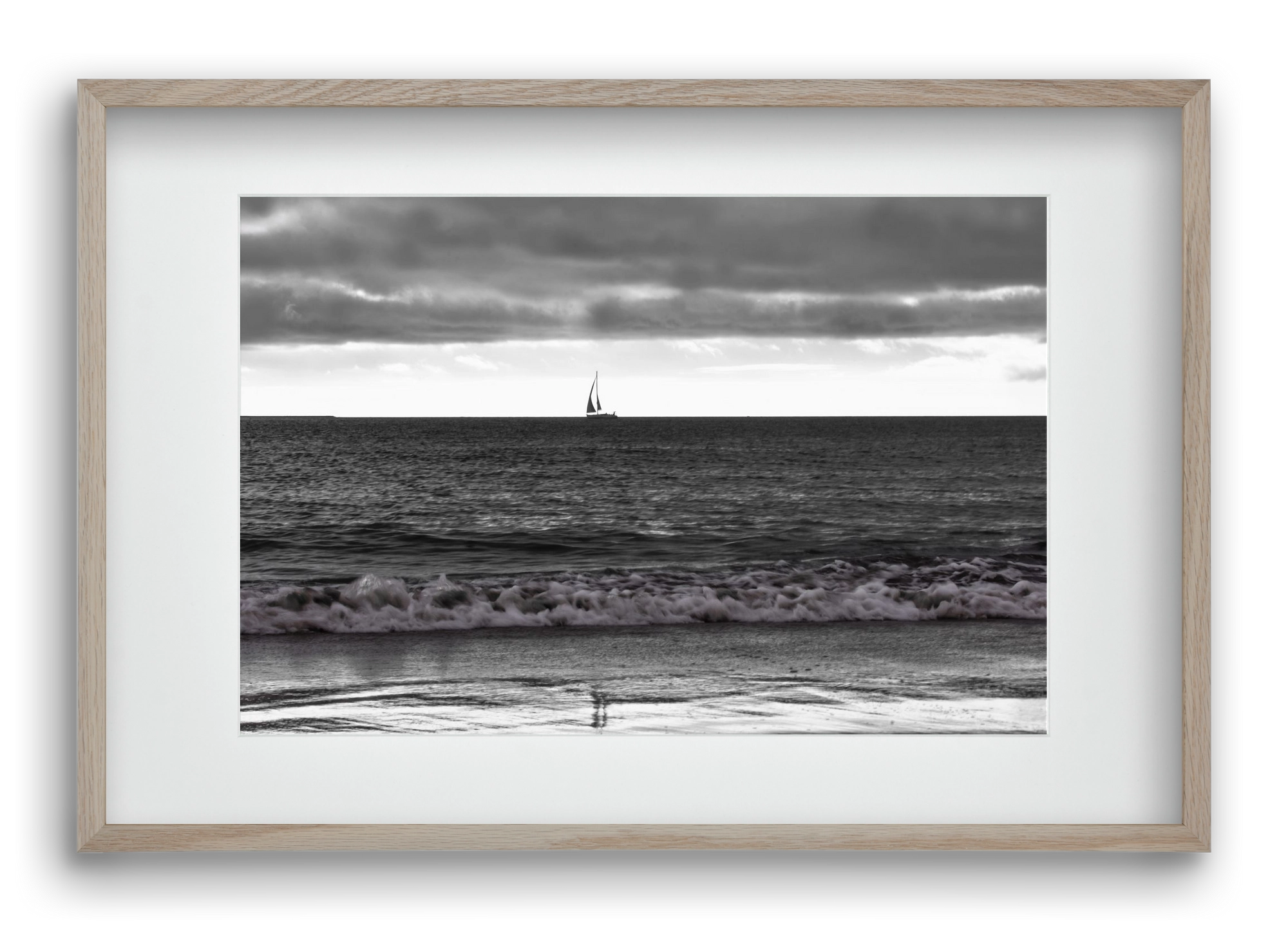 Loa, 60x40 cm (45x30 cm), Tölgy keret, paszpartuval