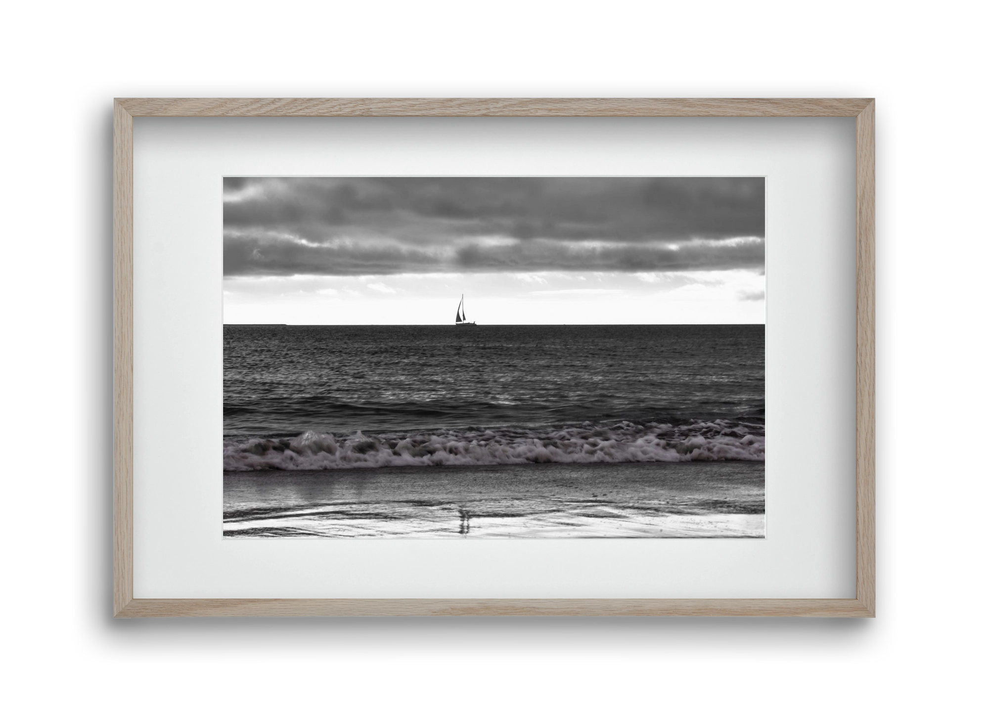 Loa, 45x30 cm (30x20 cm), Tölgy keret, paszpartuval