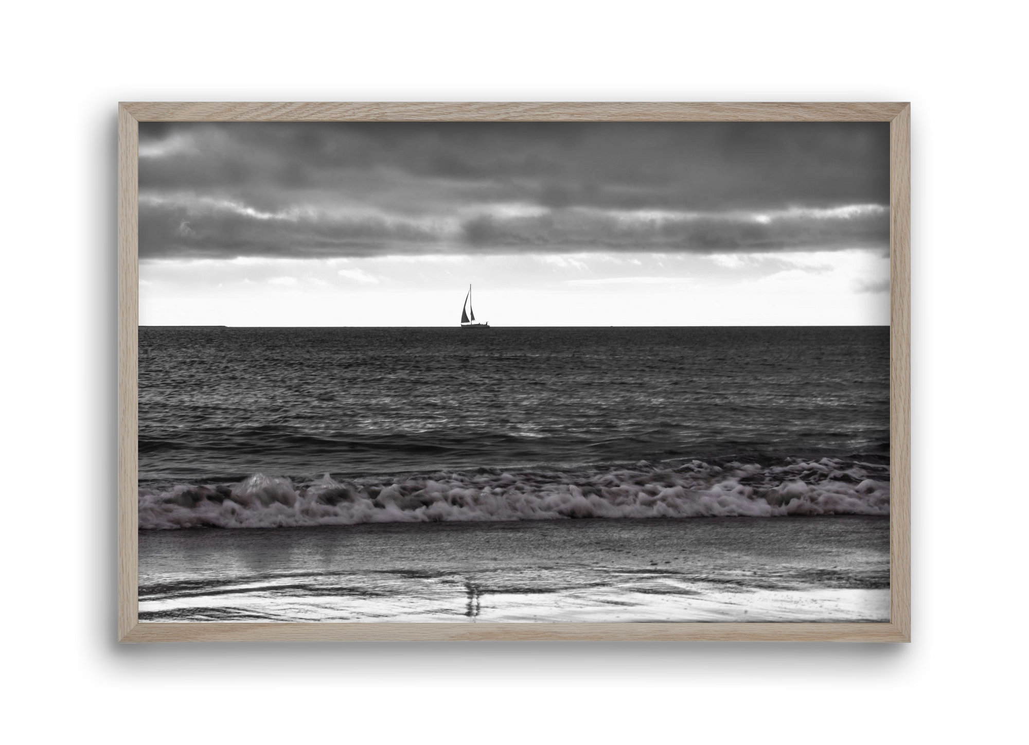 Loa, 45x30 cm (45x30 cm), Tölgy keret