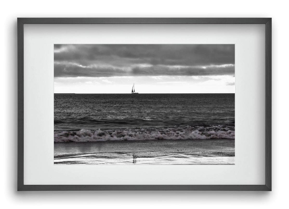 Loa, 60x40 cm (45x30 cm), Fekete keret, paszpartuval