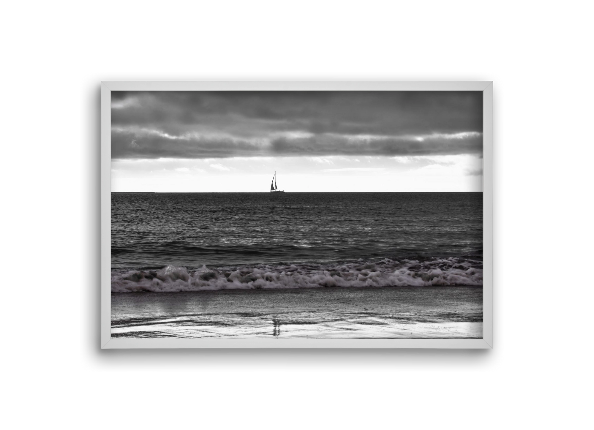 Loa, 30x20 cm (30x20 cm), Fehér keret