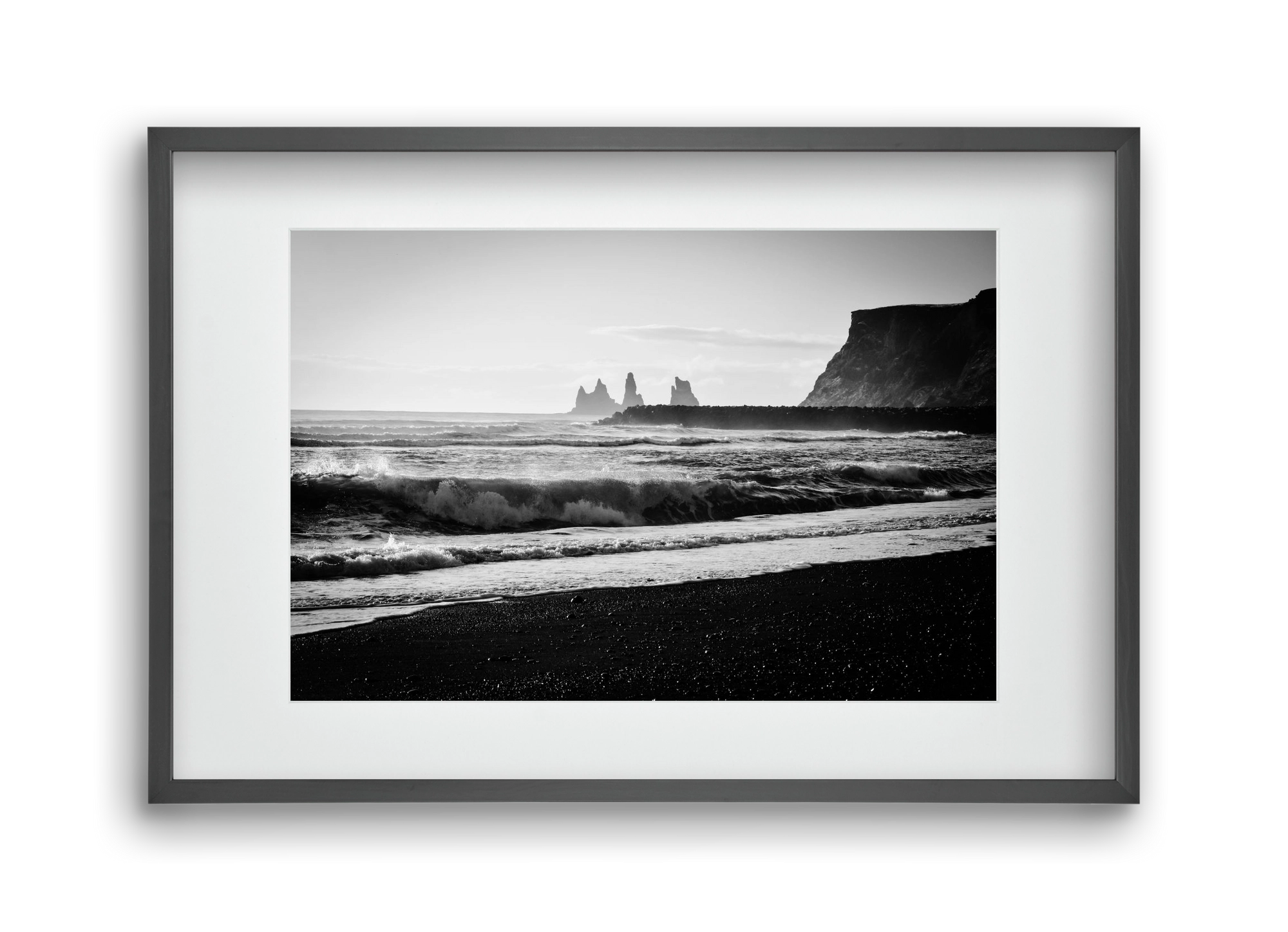 Trolls, 45x30 cm (30x20 cm), Fekete keret, paszpartuval