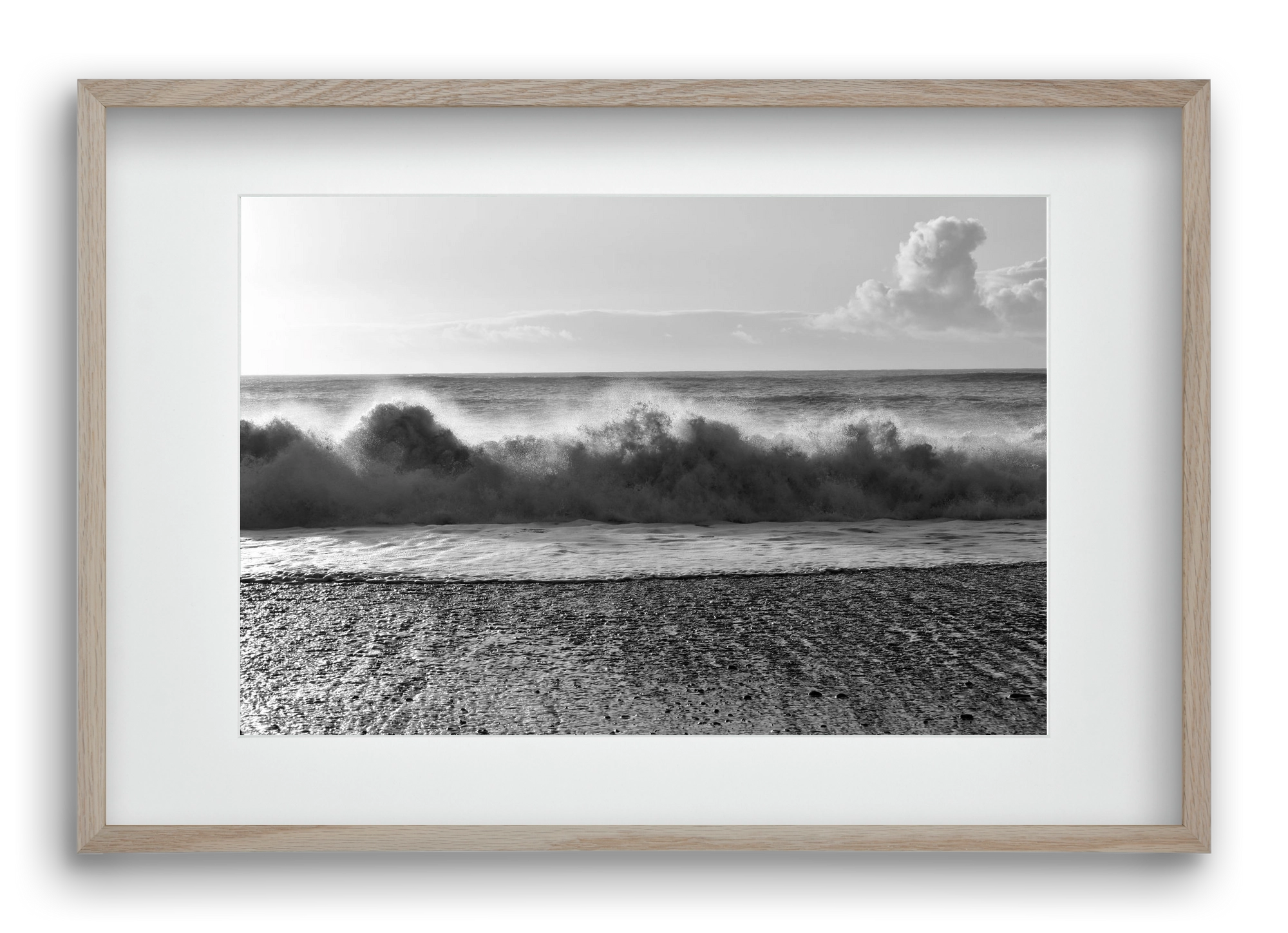 Waves, 60x40 cm (45x30 cm), Tölgy keret, paszpartuval