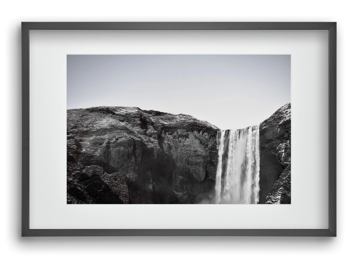 The fall, 60x40 cm (45x30 cm), Fekete keret, paszpartuval