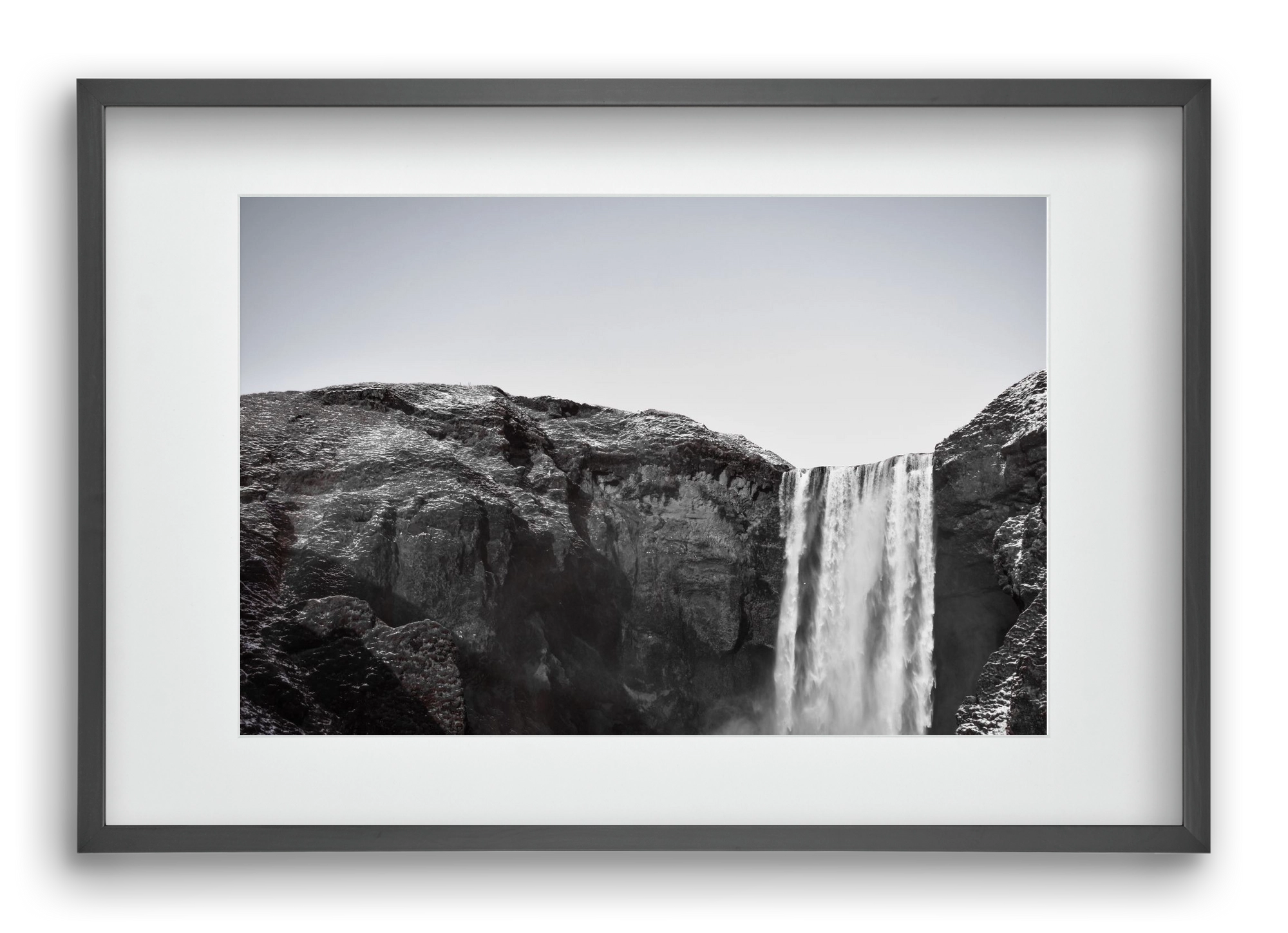 The fall, 60x40 cm (45x30 cm), Fekete keret, paszpartuval