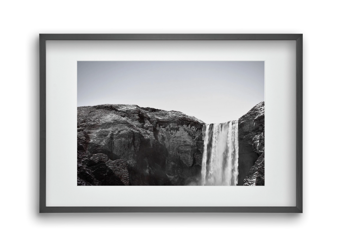 The fall, 45x30 cm (30x20 cm), Fekete keret, paszpartuval