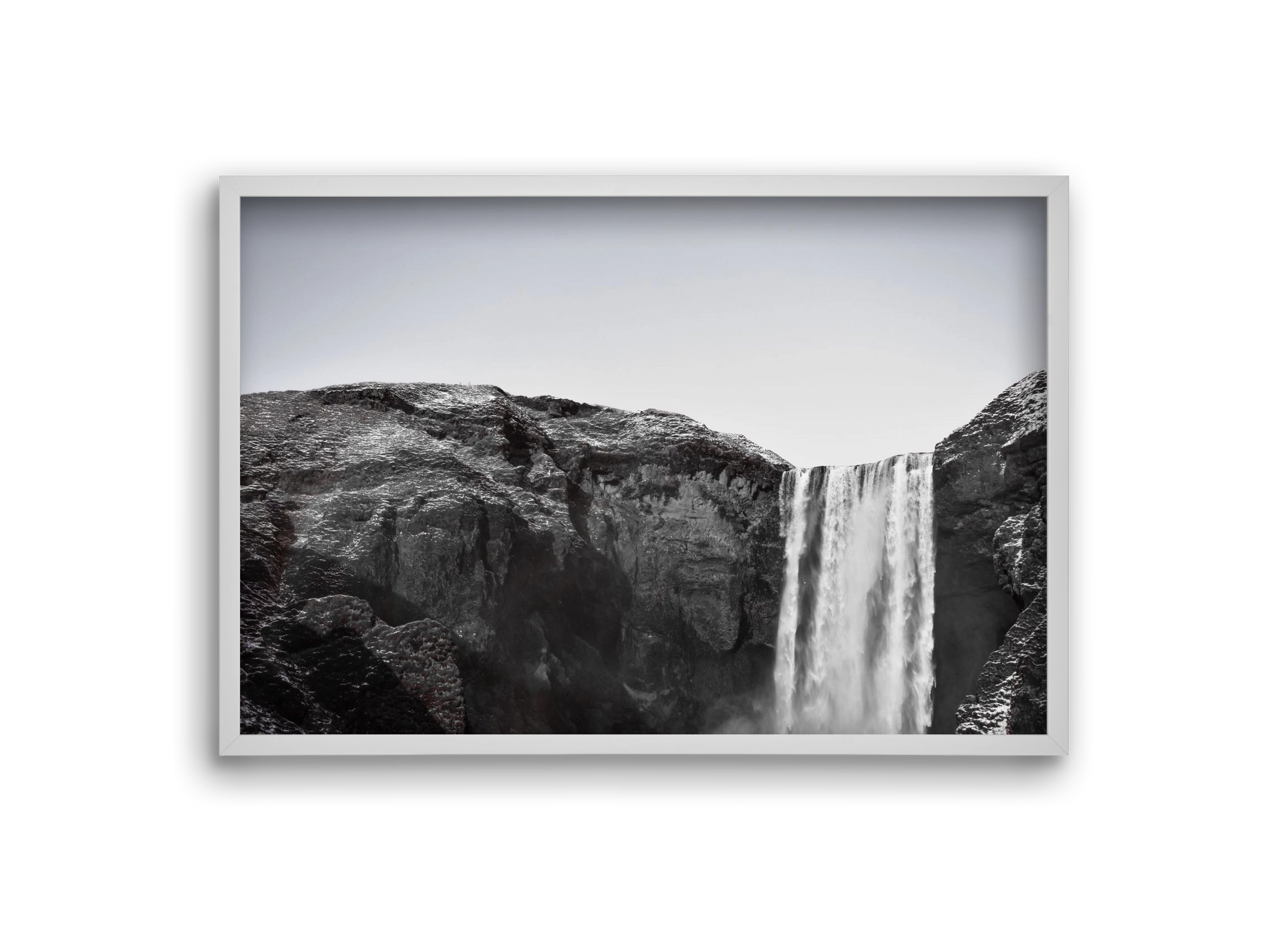 The fall, 30x20 cm (30x20 cm), Fehér keret