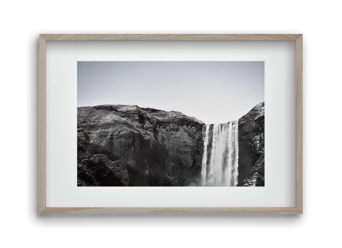 The fall, 45x30 cm (30x20 cm), Tölgy keret, paszpartuval