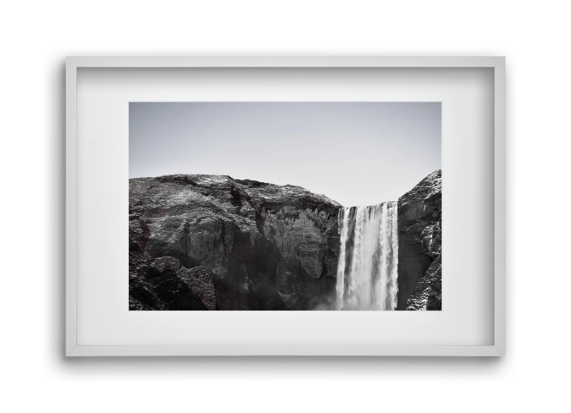 The fall, 45x30 cm (30x20 cm), Fehér keret, paszpartuval