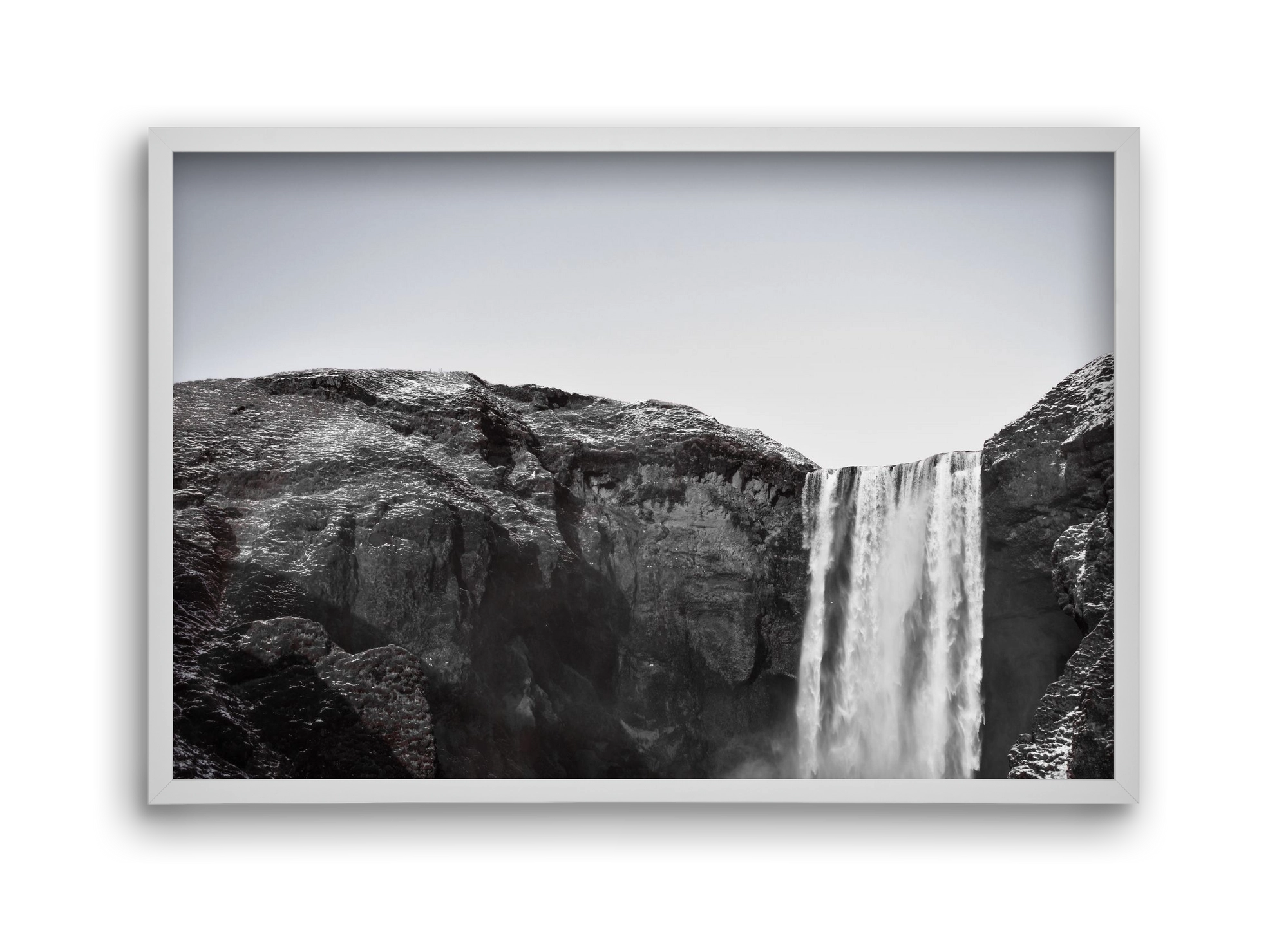 The fall, 45x30 cm (45x30 cm), Fehér keret