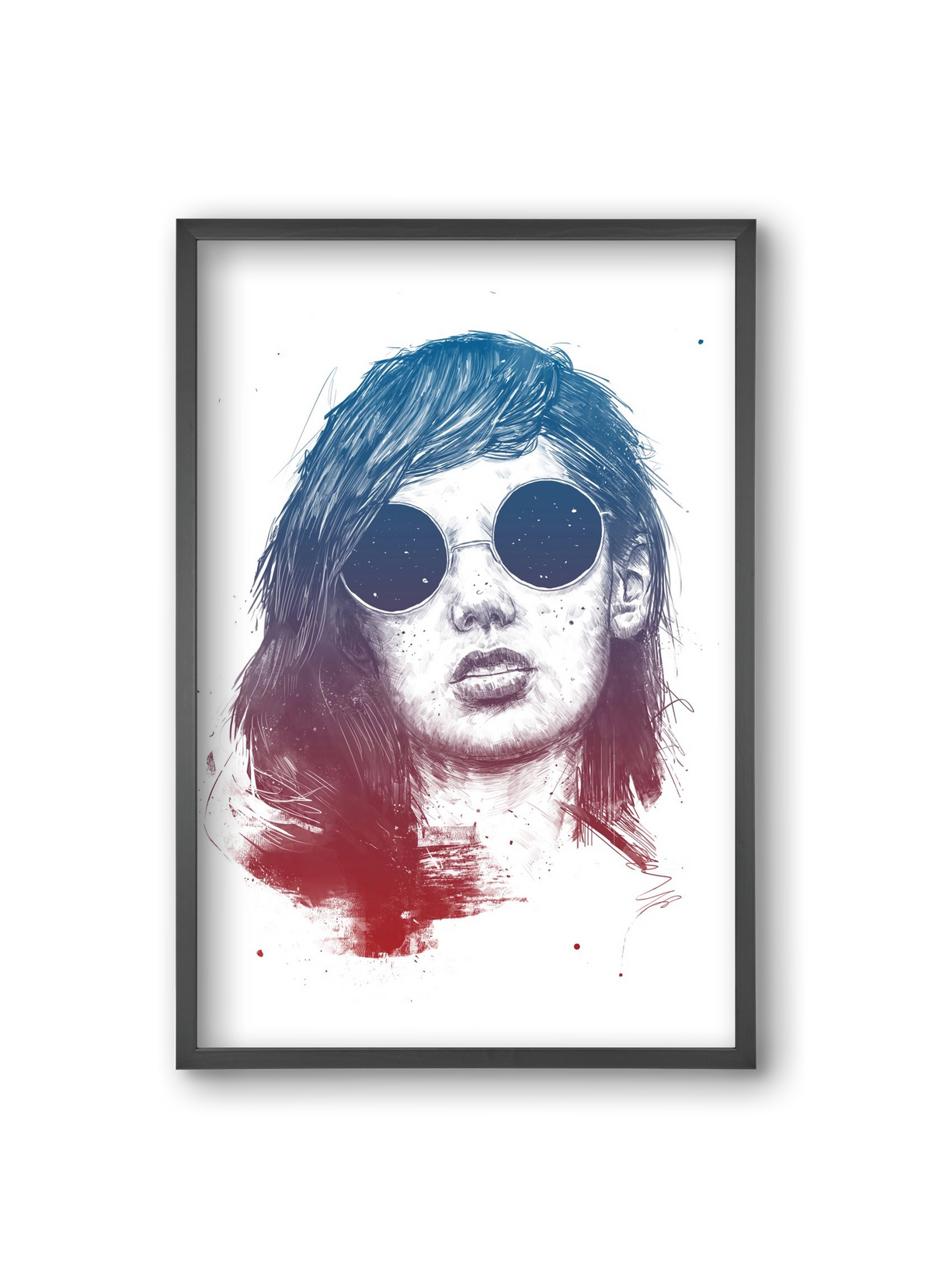 Summer Nights, 20x30 cm (20x30 cm), Fekete keret