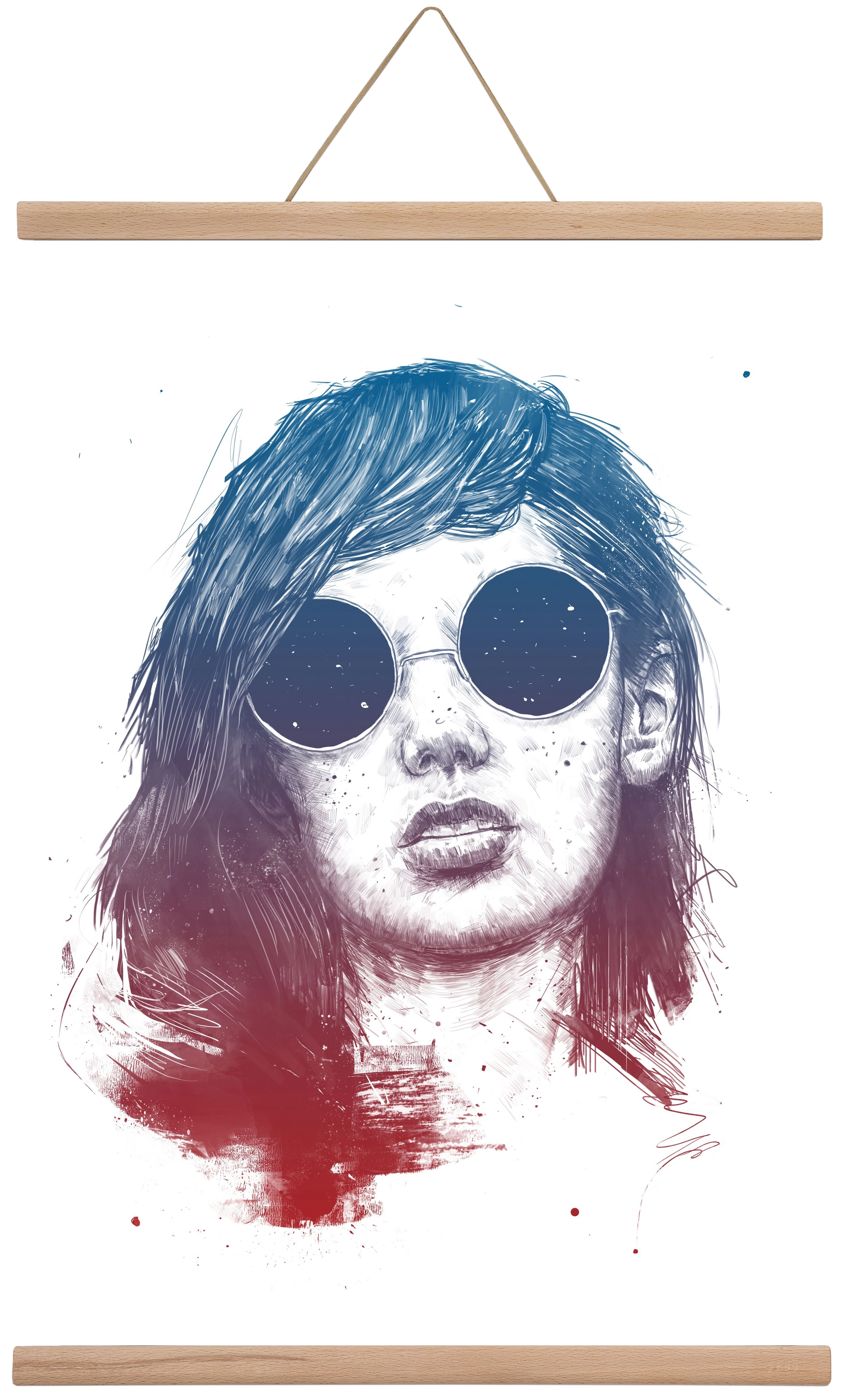 Summer Nights, 40x60 cm (40x60 cm), Tölgy akasztó