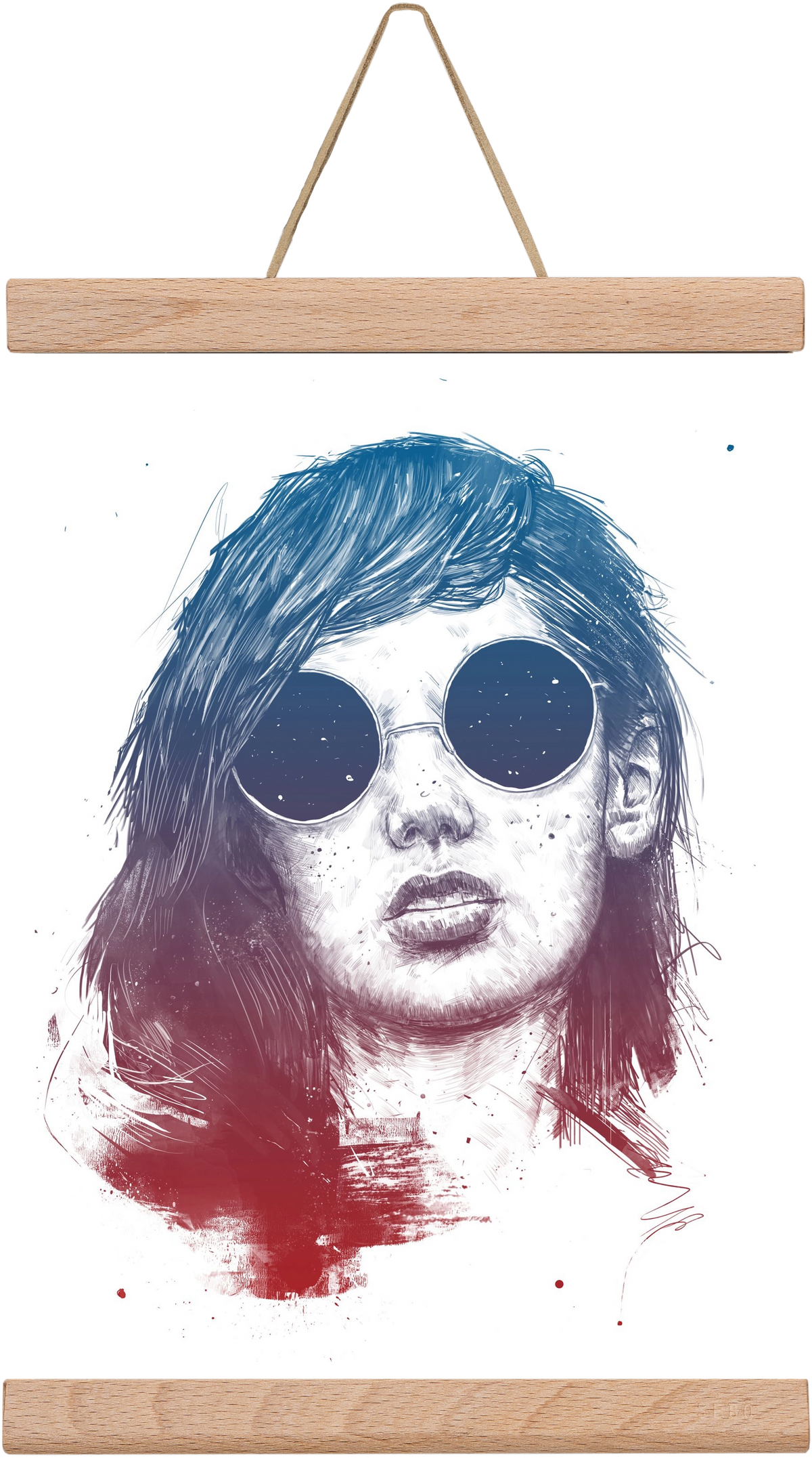 Summer Nights, 20x30 cm (20x30 cm), Tölgy akasztó