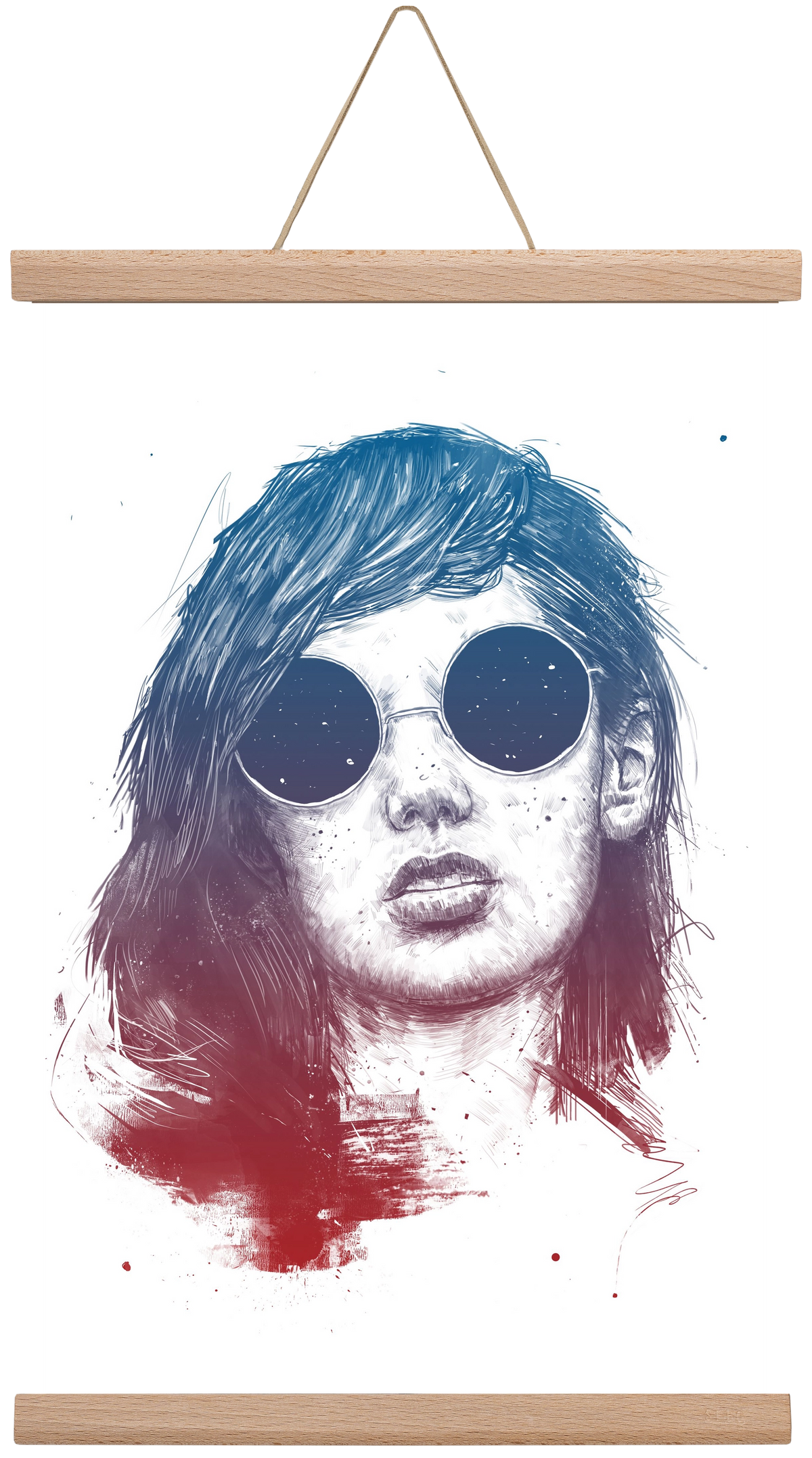 Summer Nights, 30x45 cm (30x45 cm), Tölgy akasztó