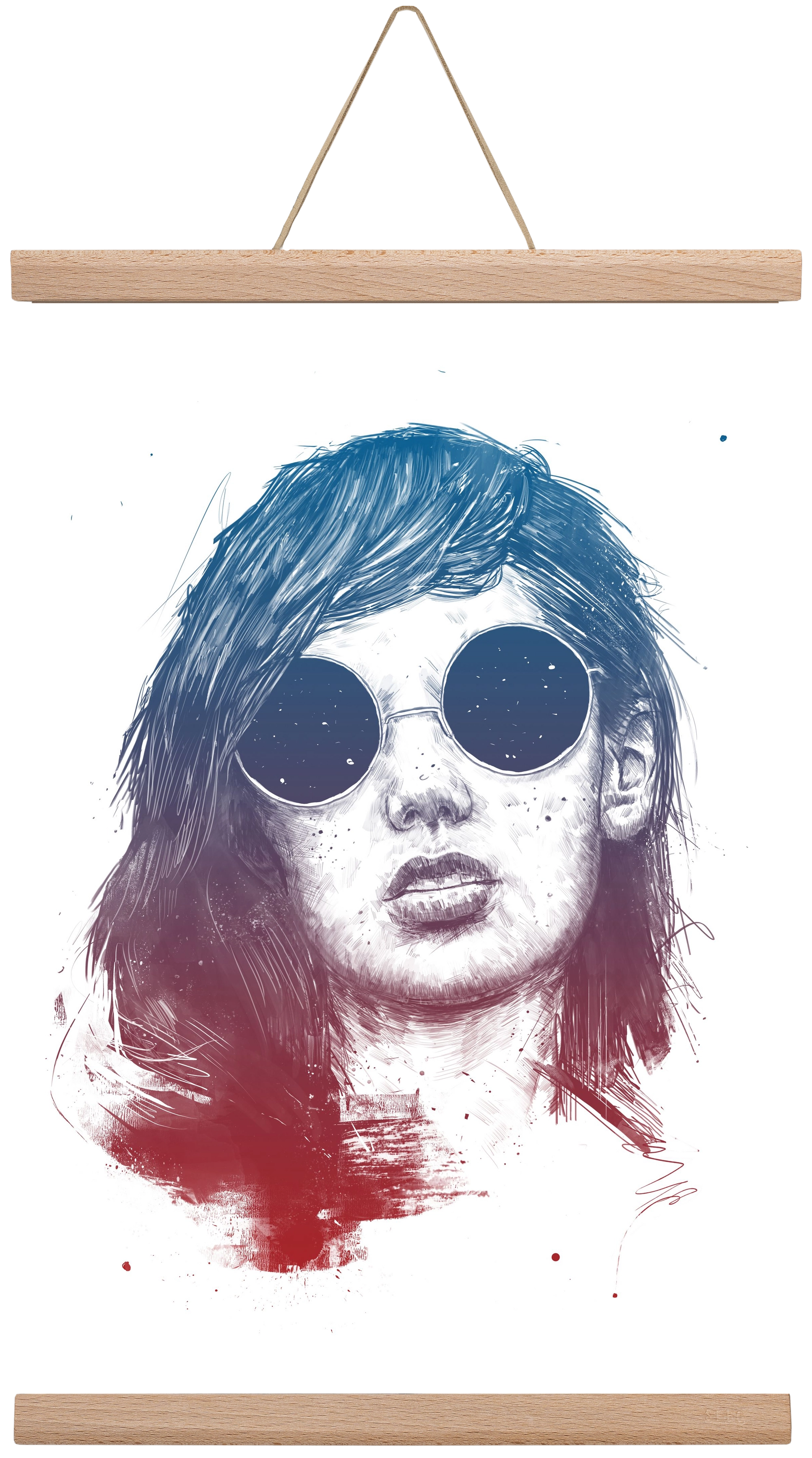 Summer Nights, 30x45 cm (30x45 cm), Tölgy akasztó