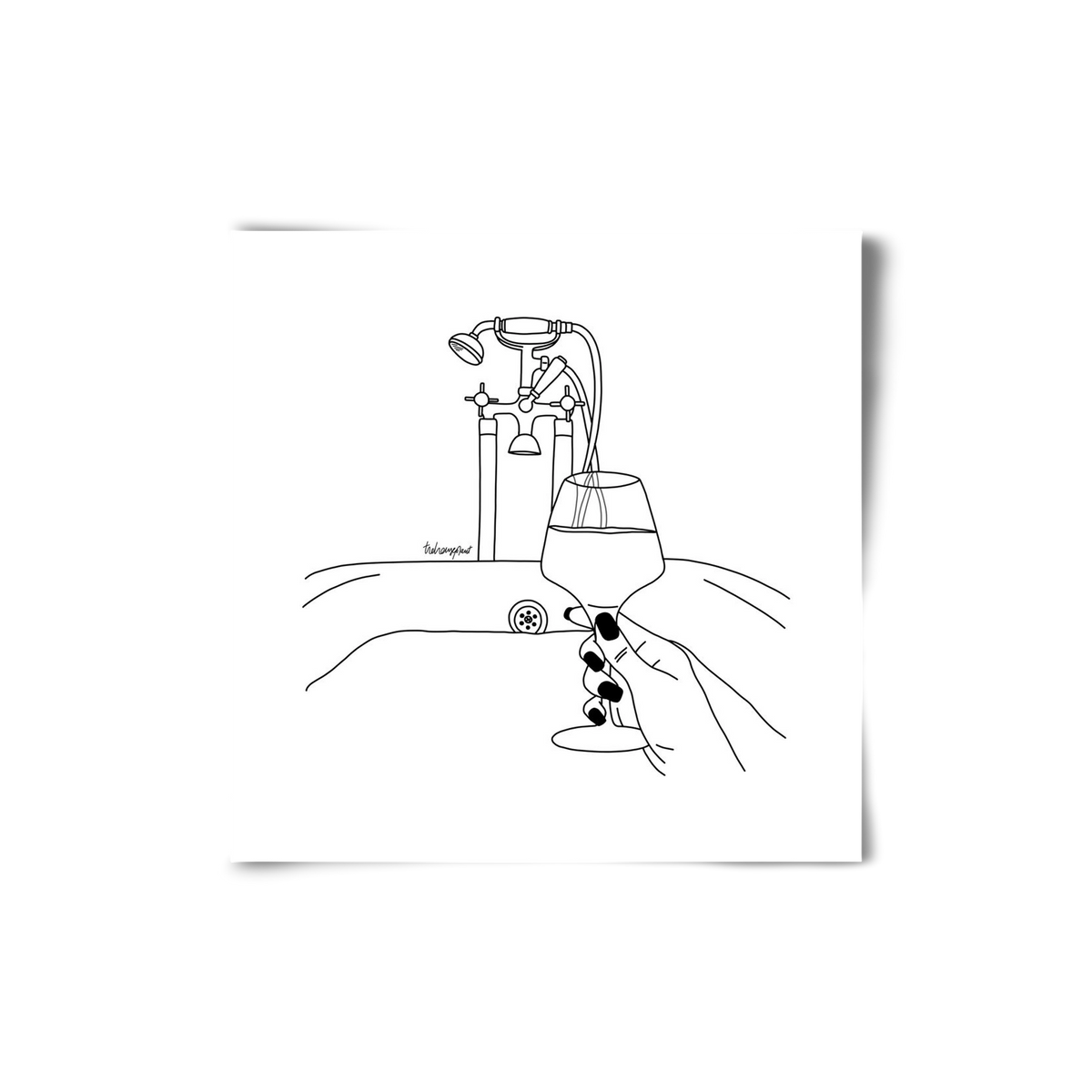 Self-care, 20x20 cm, Keret nélkül