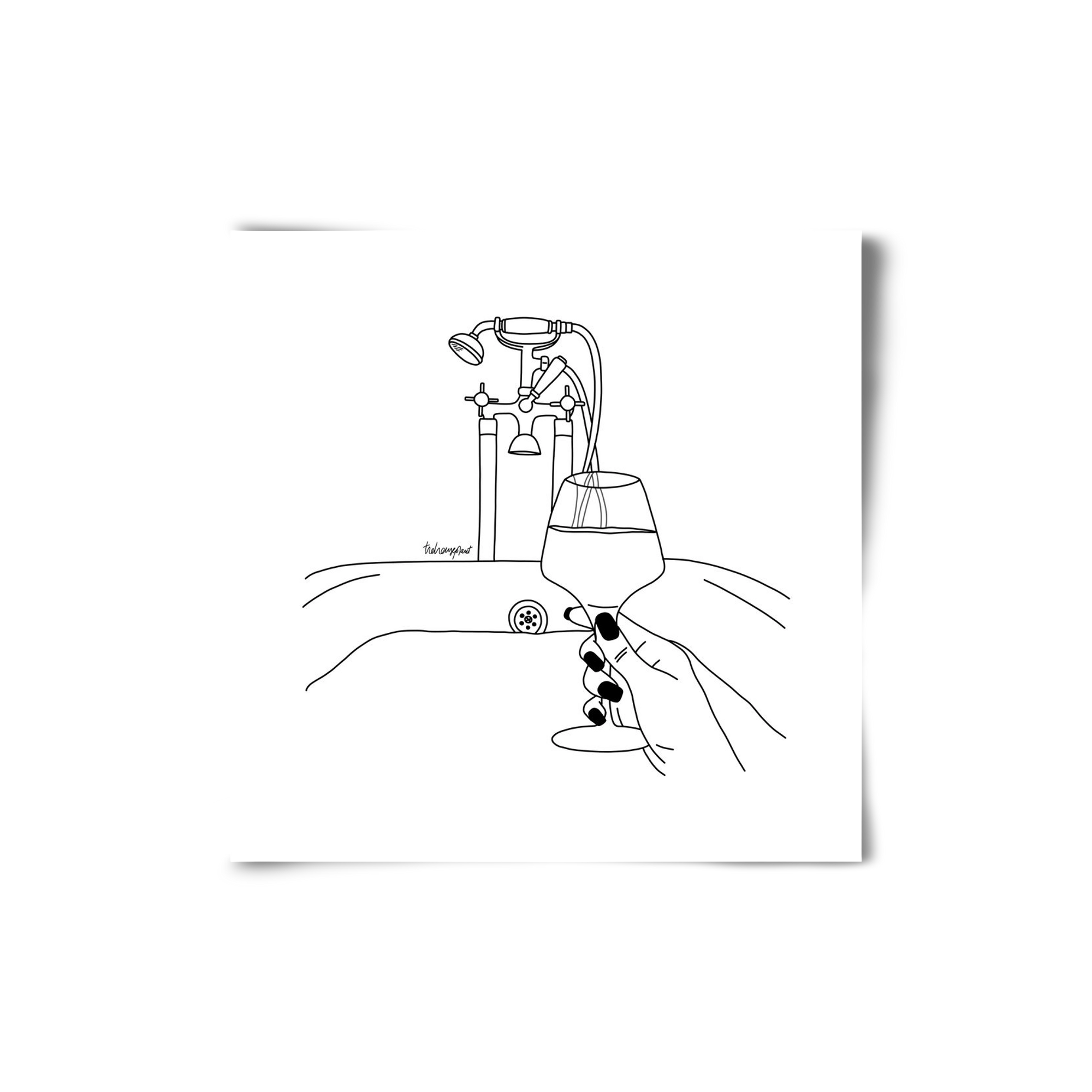 Self-care, 20x20 cm, Keret nélkül