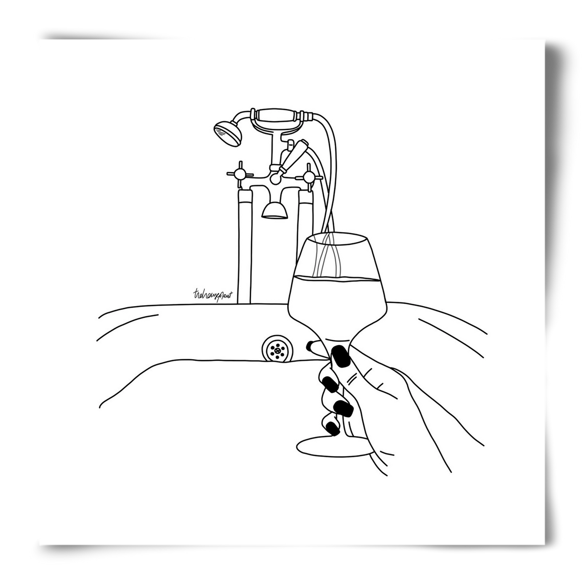 Self-care, 50x50 cm, Keret nélkül