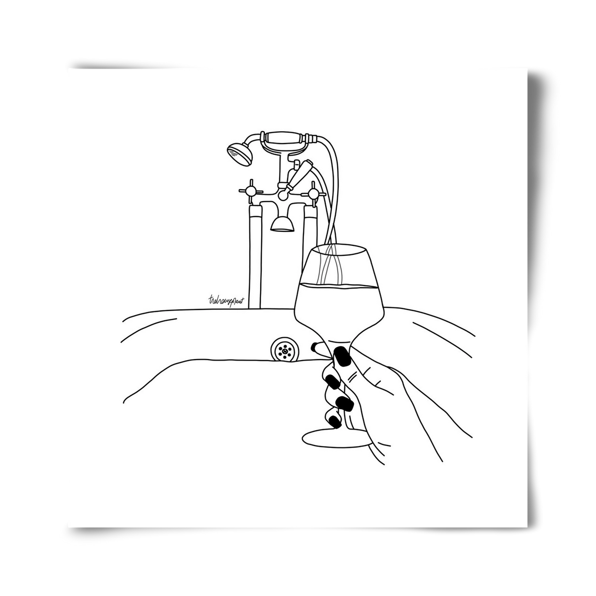 Self-care, 40x40 cm, Keret nélkül