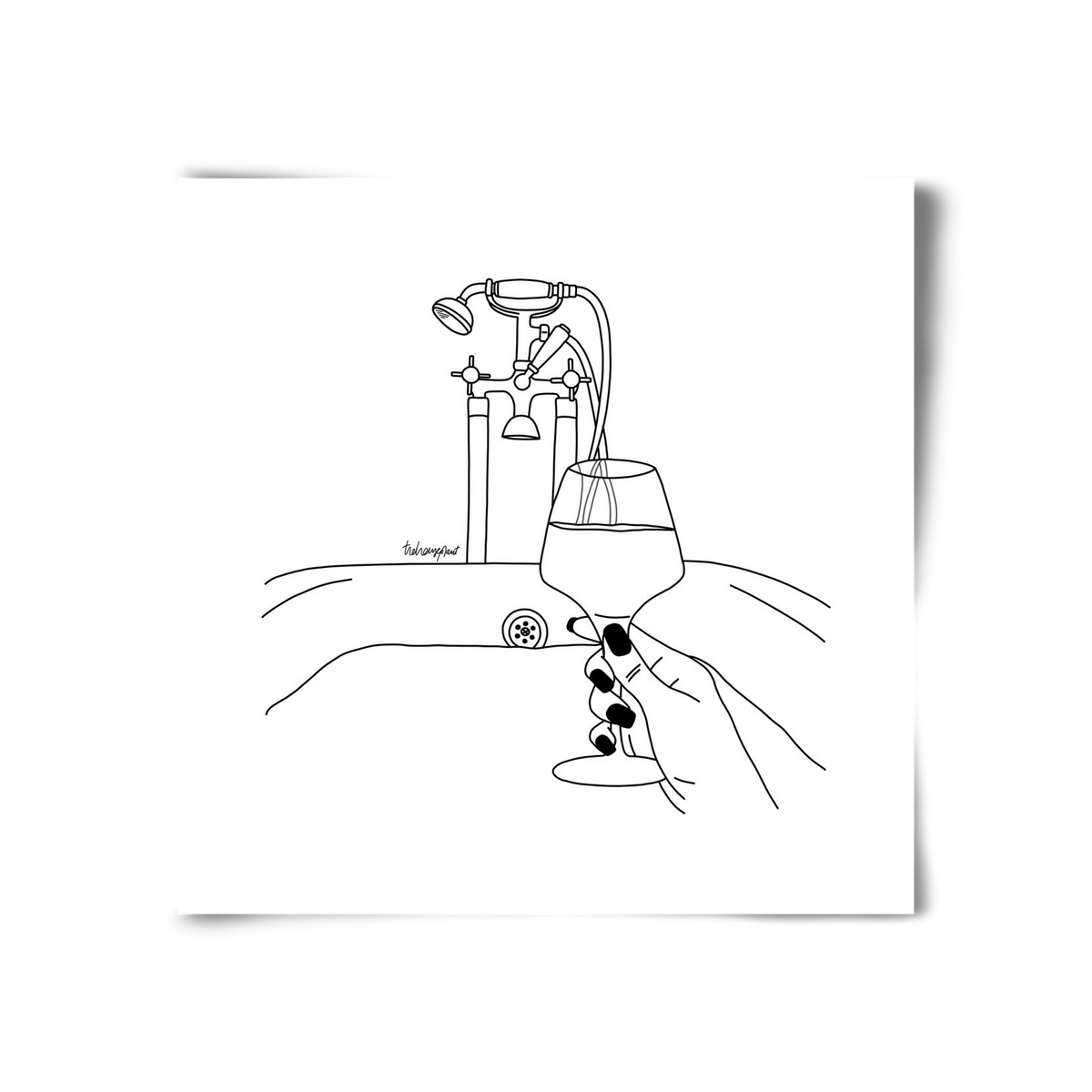 Self-care, 30x30 cm, Keret nélkül