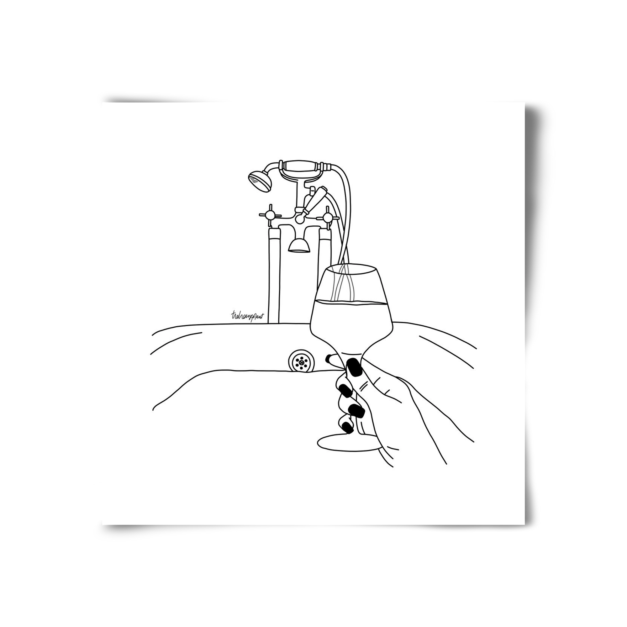 Self-care, 30x30 cm, Keret nélkül