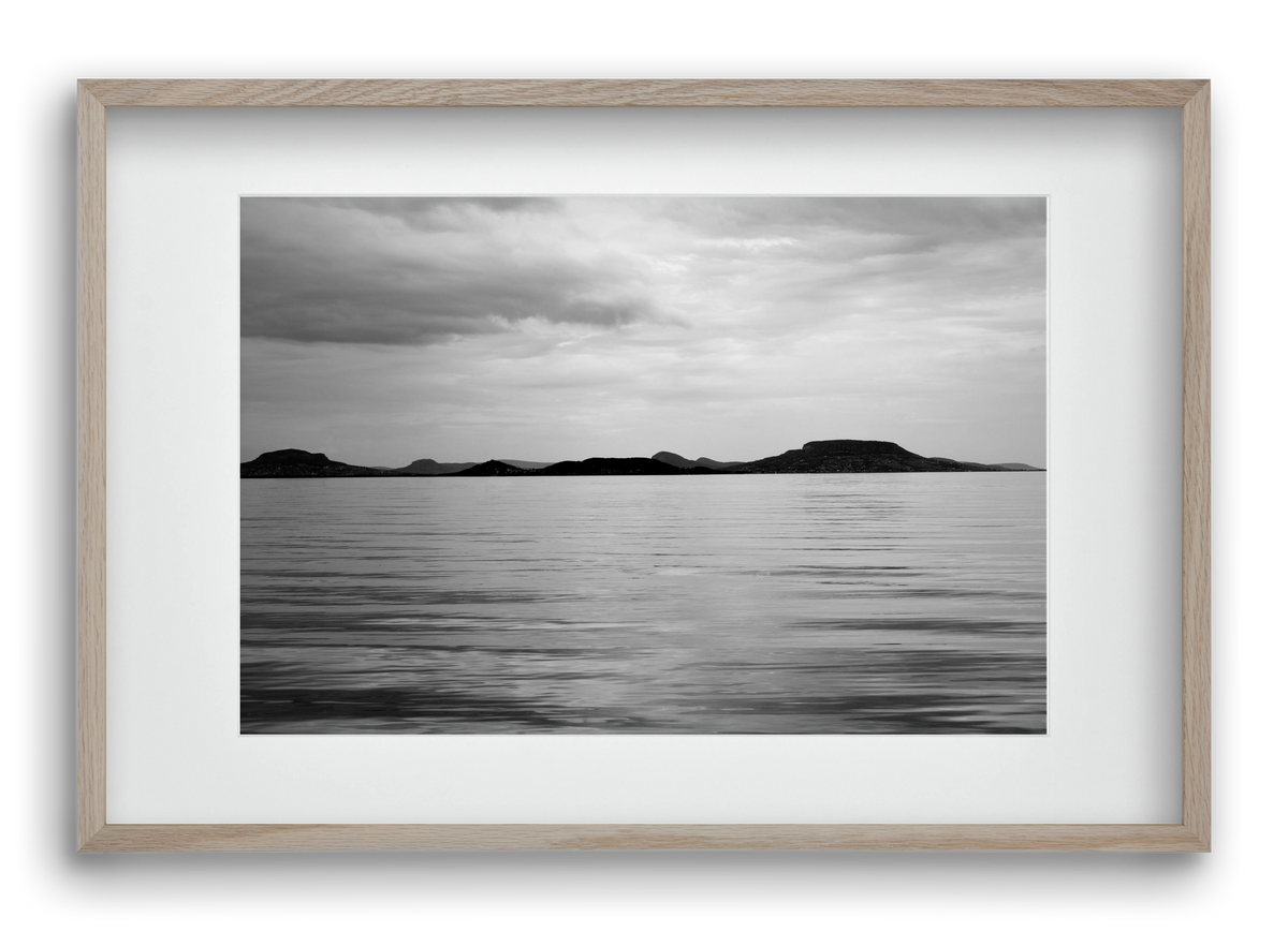 Horizontal witness, 60x40 cm (45x30 cm), Tölgy keret, paszpartuval