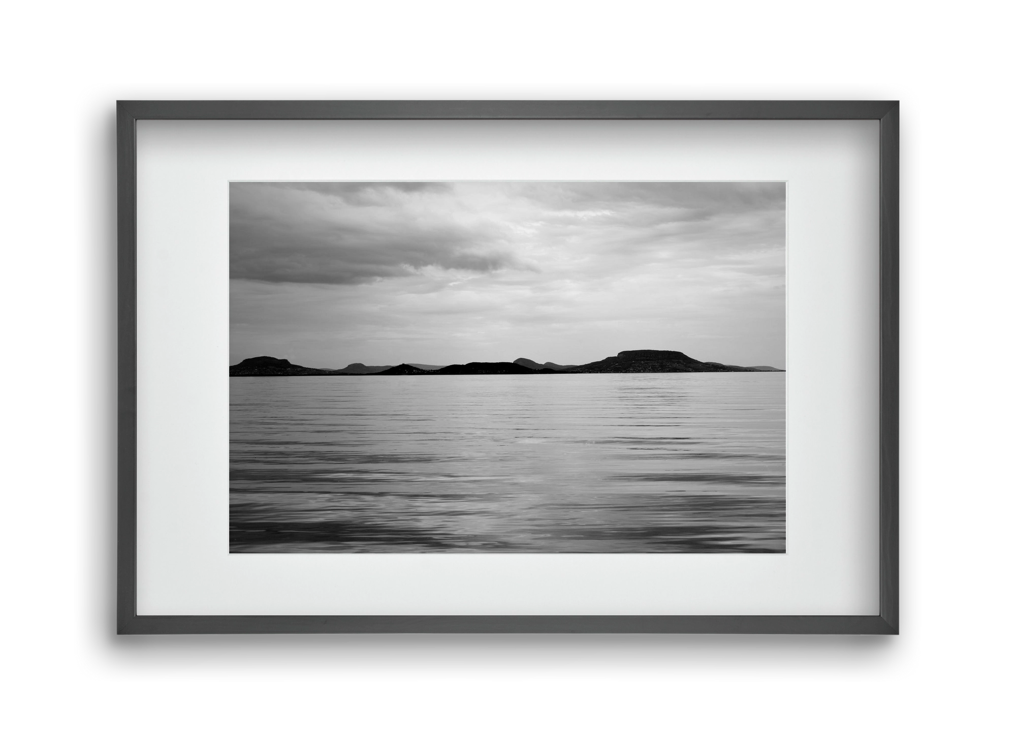 Horizontal witness, 45x30 cm (30x20 cm), Fekete keret, paszpartuval