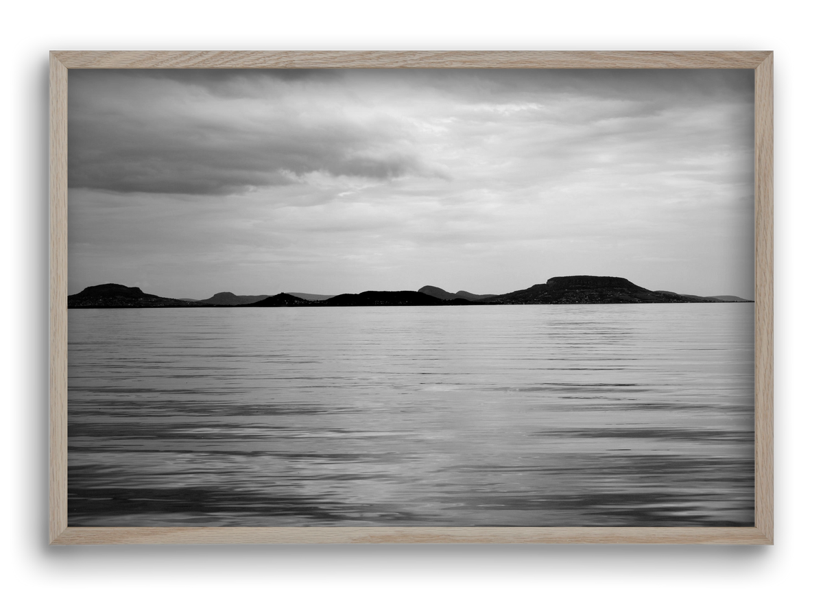 Horizontal witness, 60x40 cm (60x40 cm), Tölgy keret