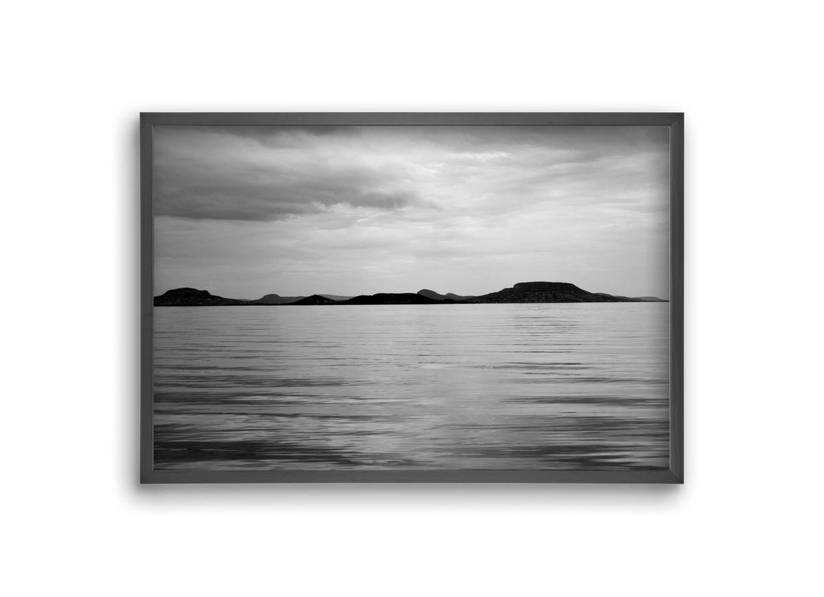 Horizontal witness, 30x20 cm (30x20 cm), Fekete keret