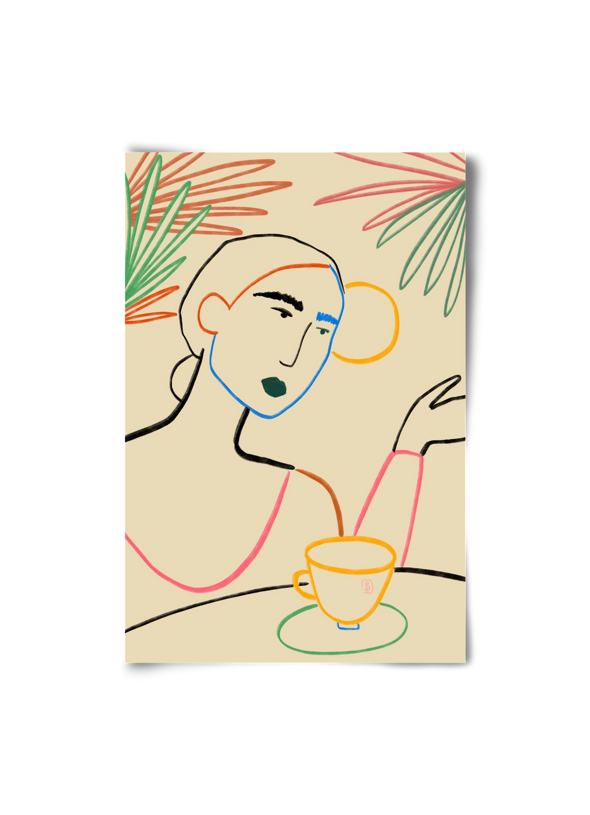 SUNRISE COFFEE, 20x30 cm, Keret nélkül