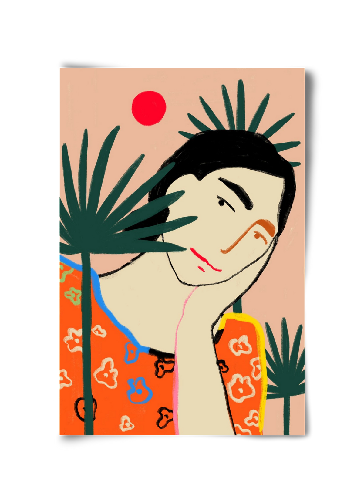 VACATION MOOD, 30x45 cm, Keret nélkül