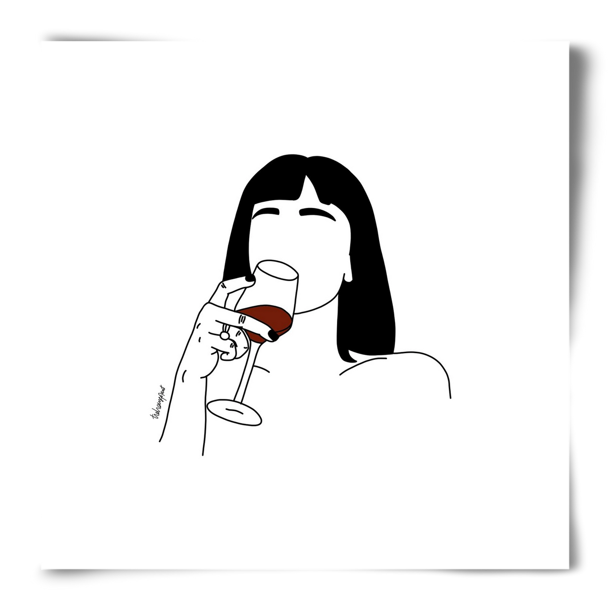 Hungarian Wine, 50x50 cm, Keret nélkül