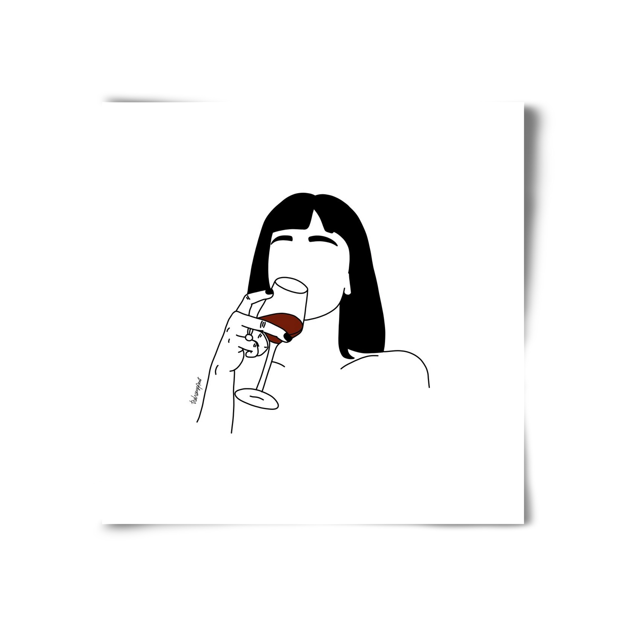 Hungarian Wine, 30x30 cm, Keret nélkül