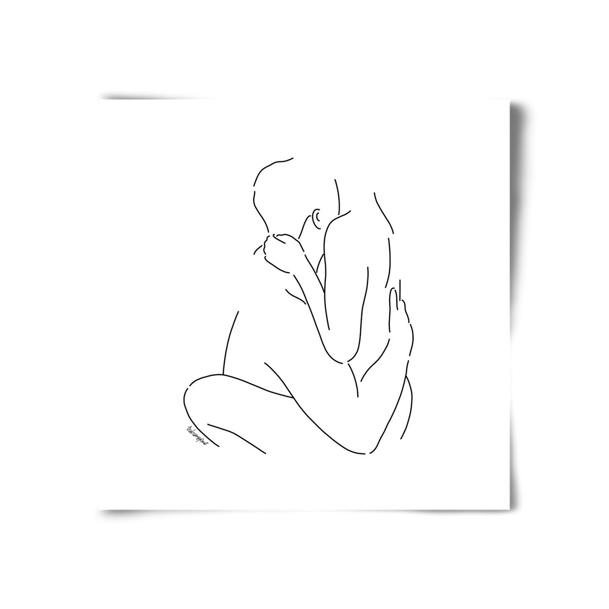 Together, 30x30 cm, Keret nélkül