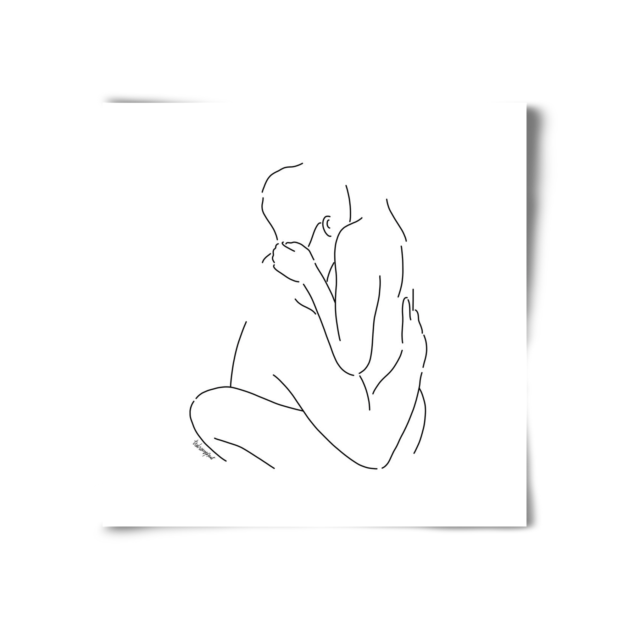 Together, 30x30 cm, Keret nélkül