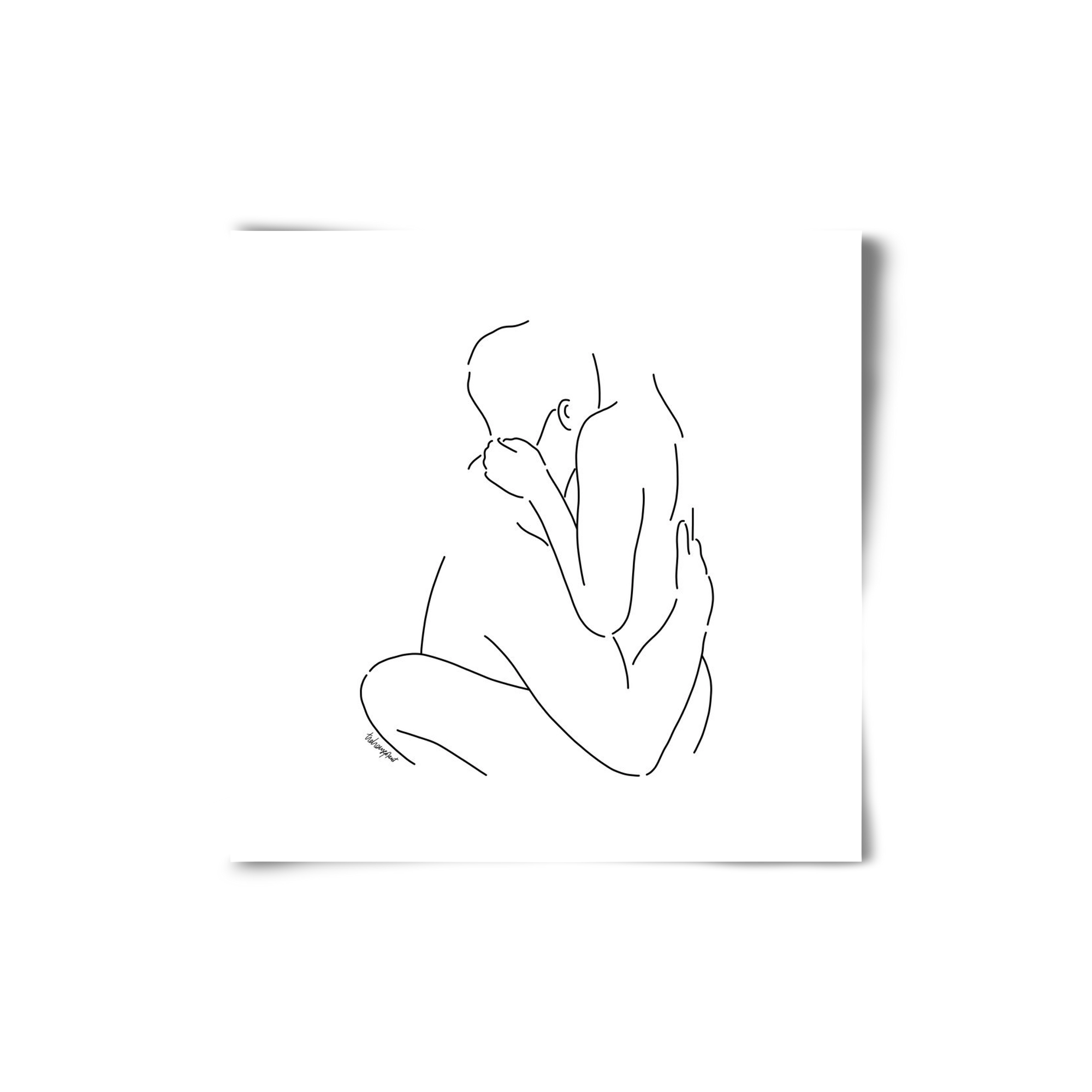 Together, 20x20 cm, Keret nélkül