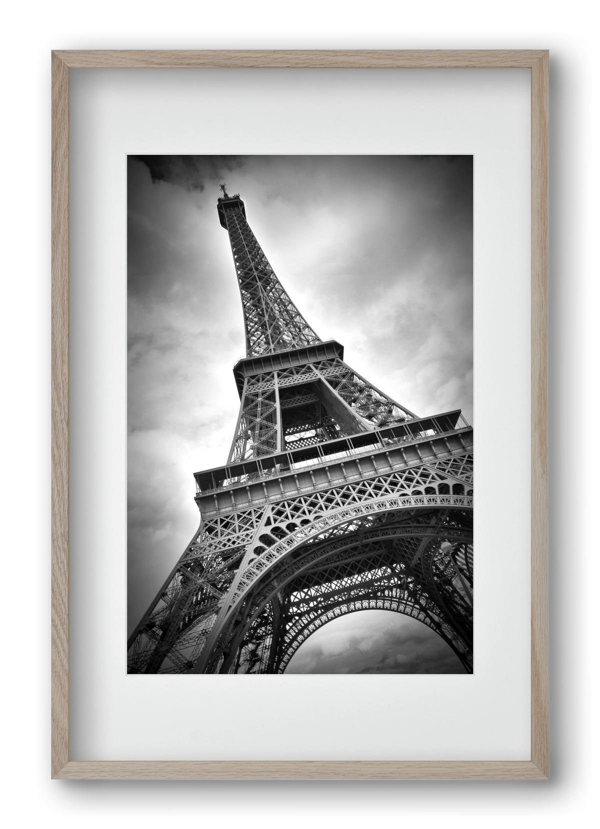 Eiffel Tower Dynamic, 40x60 cm (30x45 cm), Tölgy keret, paszpartuval