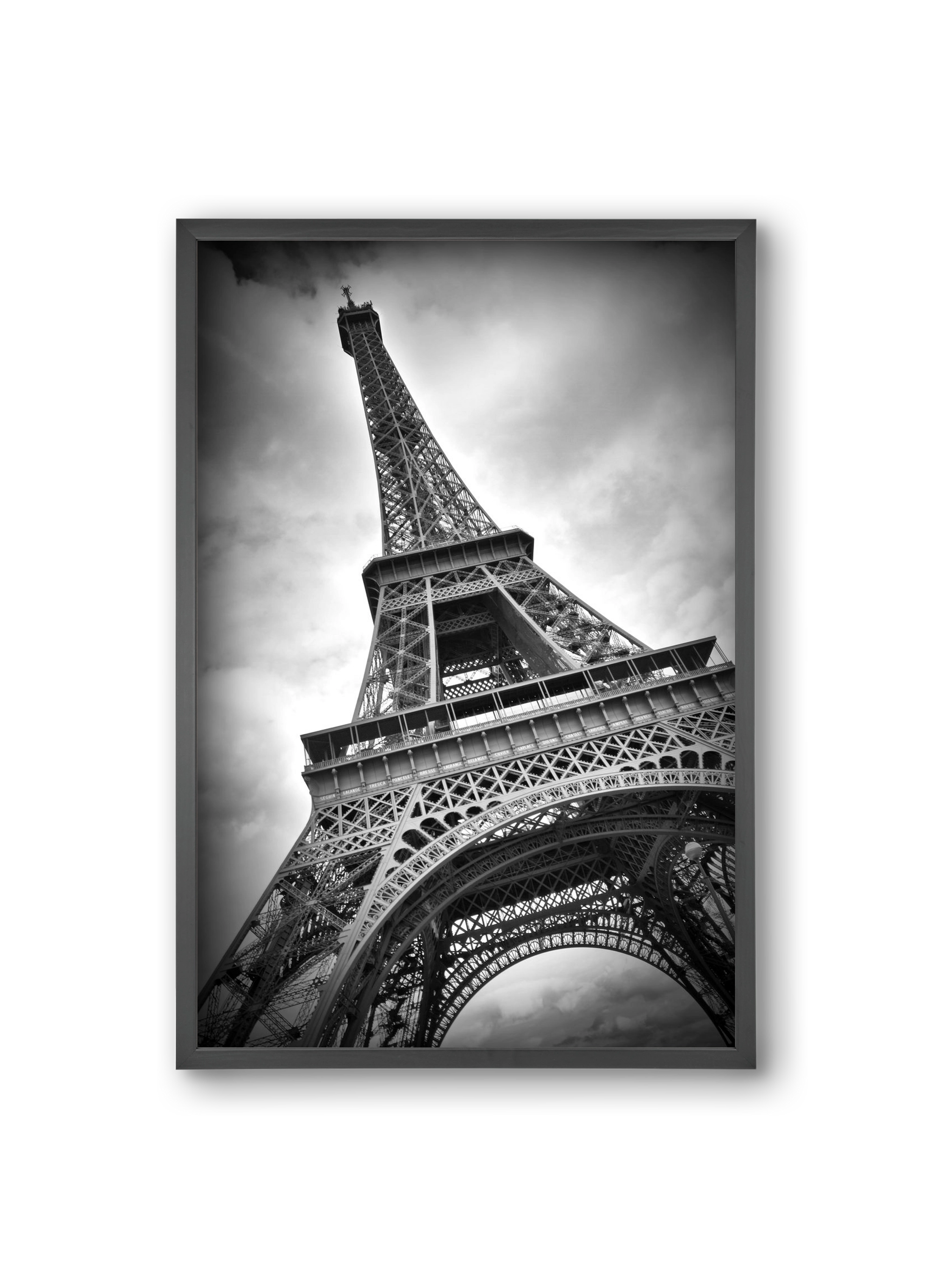 Eiffel Tower Dynamic, 20x30 cm (20x30 cm), Fekete keret