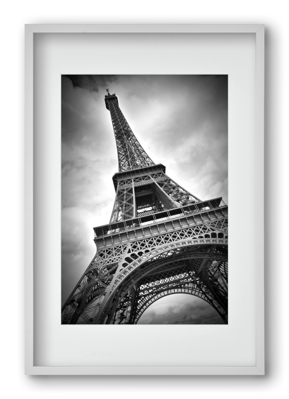 Eiffel Tower Dynamic, 40x60 cm (30x45 cm), Fehér keret, paszpartuval