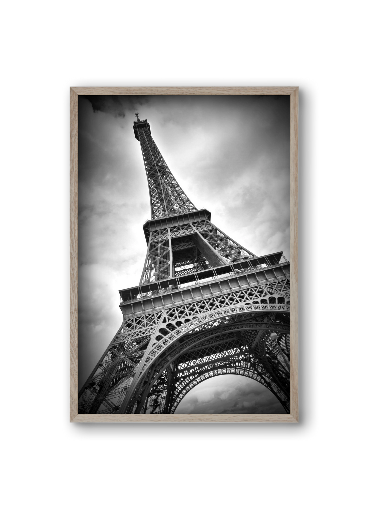 Eiffel Tower Dynamic, 20x30 cm (20x30 cm), Tölgy keret