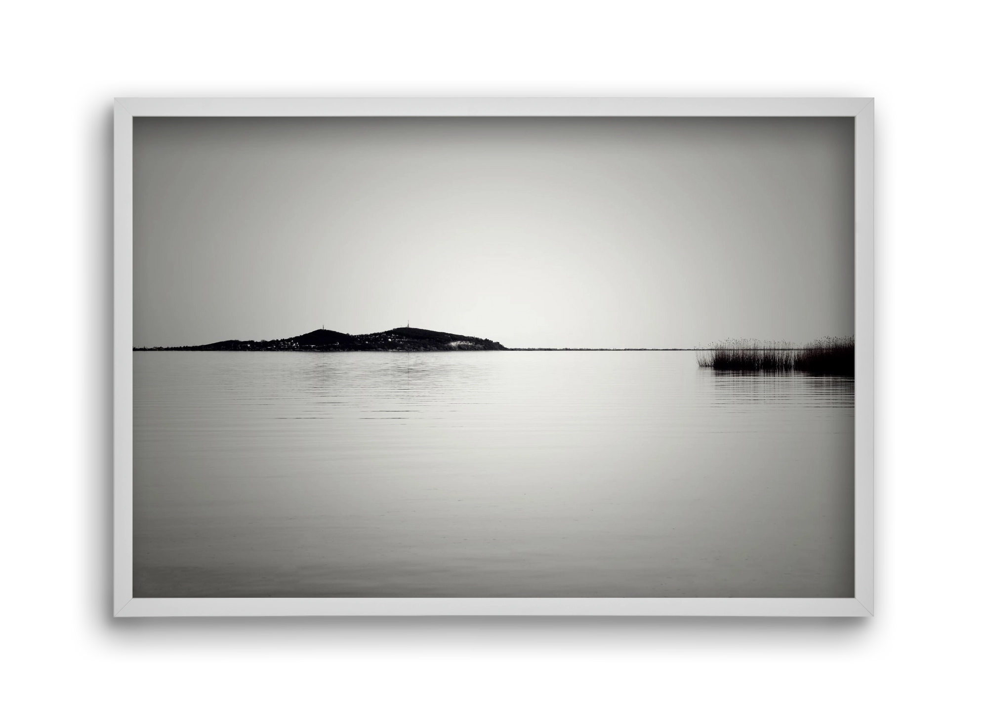 Balance, 45x30 cm (45x30 cm), Fehér keret