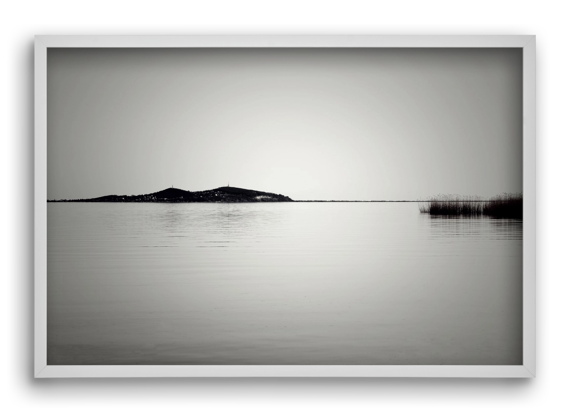 Balance, 60x40 cm (60x40 cm), Fehér keret