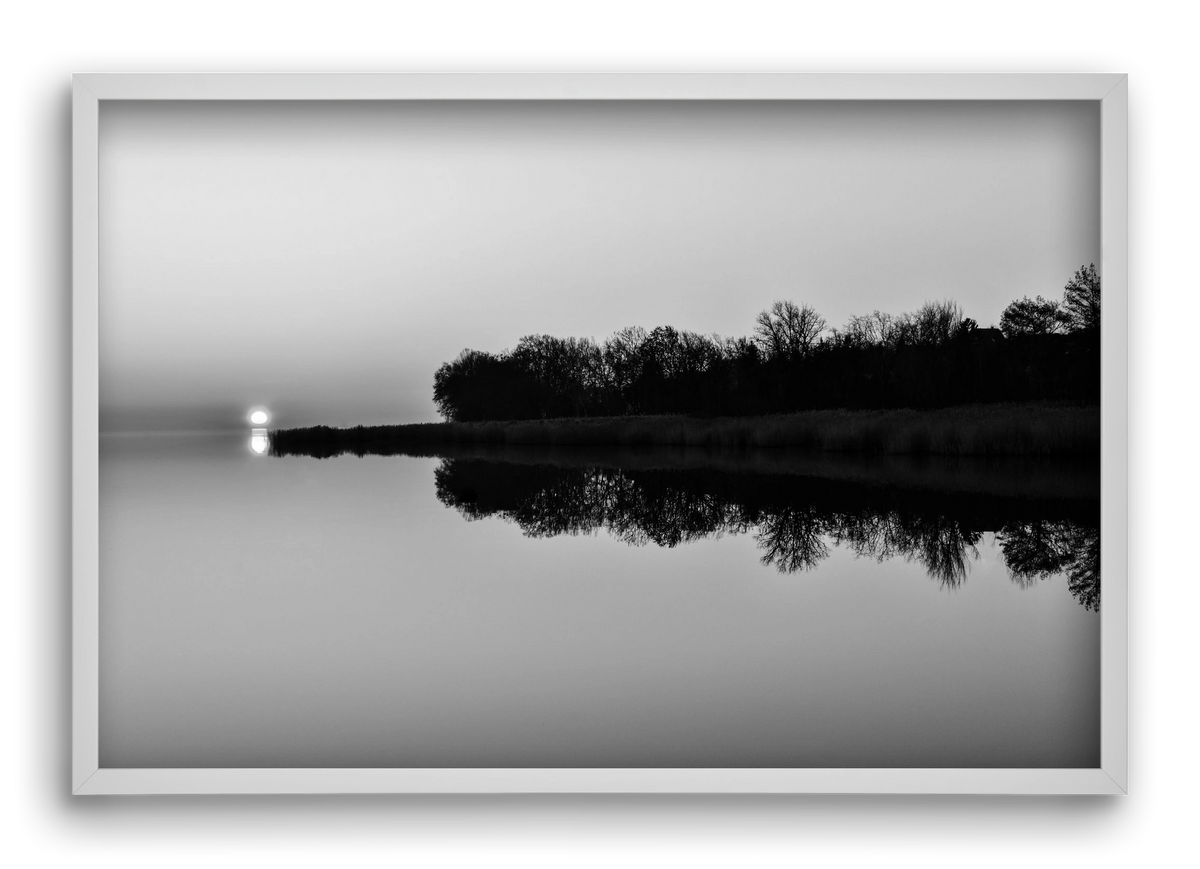 Corner, 60x40 cm (60x40 cm), Fehér keret