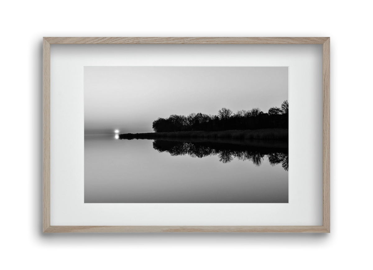 Corner, 45x30 cm (30x20 cm), Tölgy keret, paszpartuval