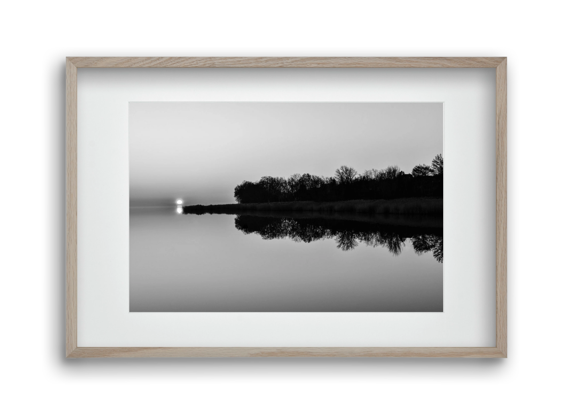 Corner, 45x30 cm (30x20 cm), Tölgy keret, paszpartuval