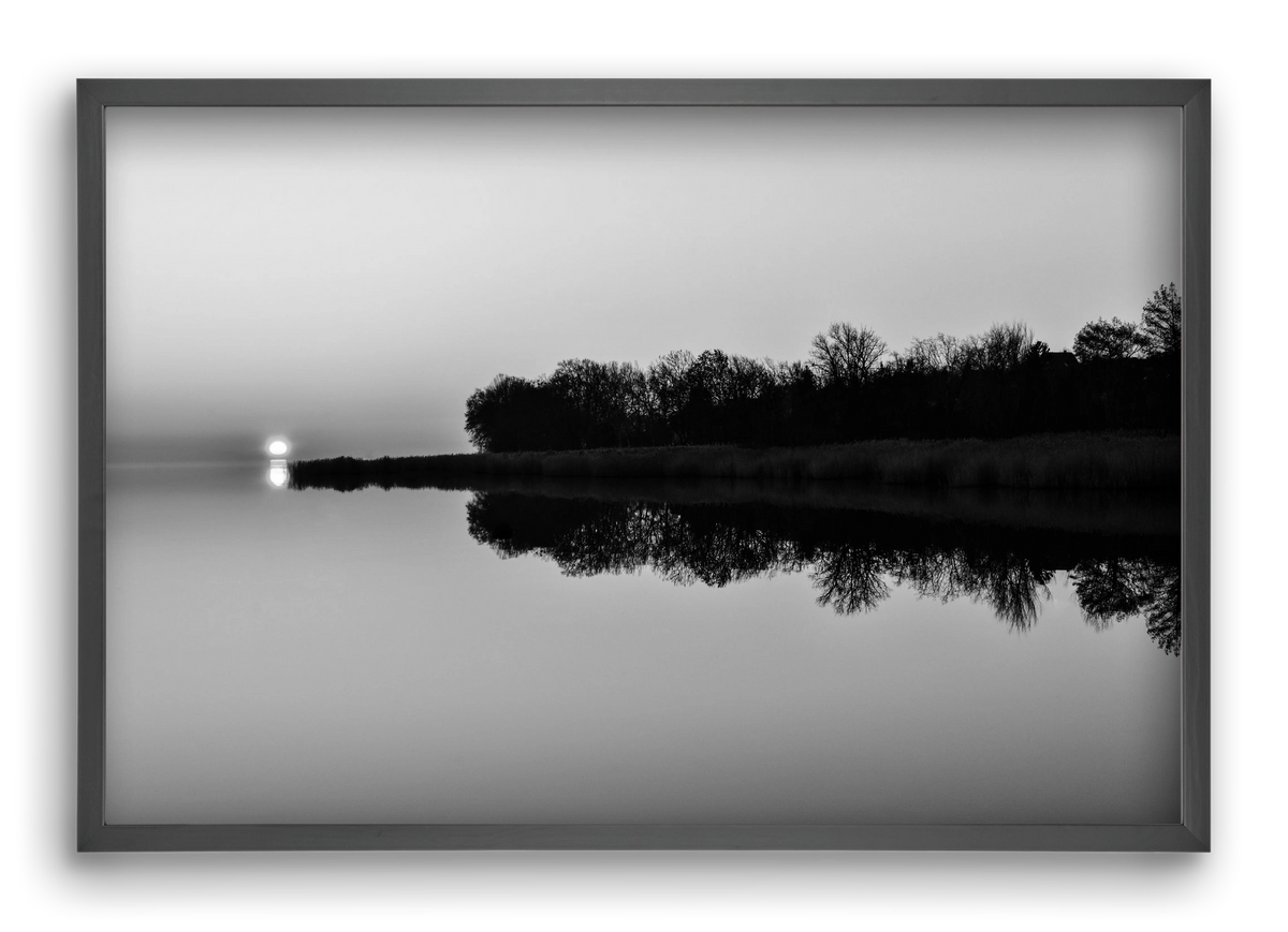 Corner, 60x40 cm (60x40 cm), Fekete keret